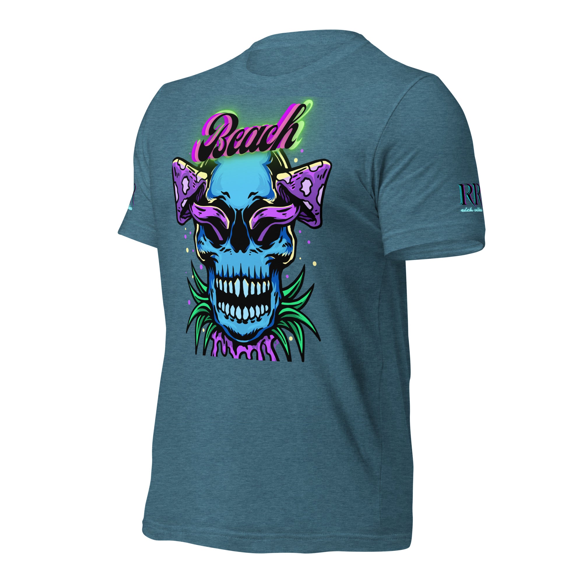 Brand Of The Brave Purple Shroom Skull Vibes - Unisex t-shirt