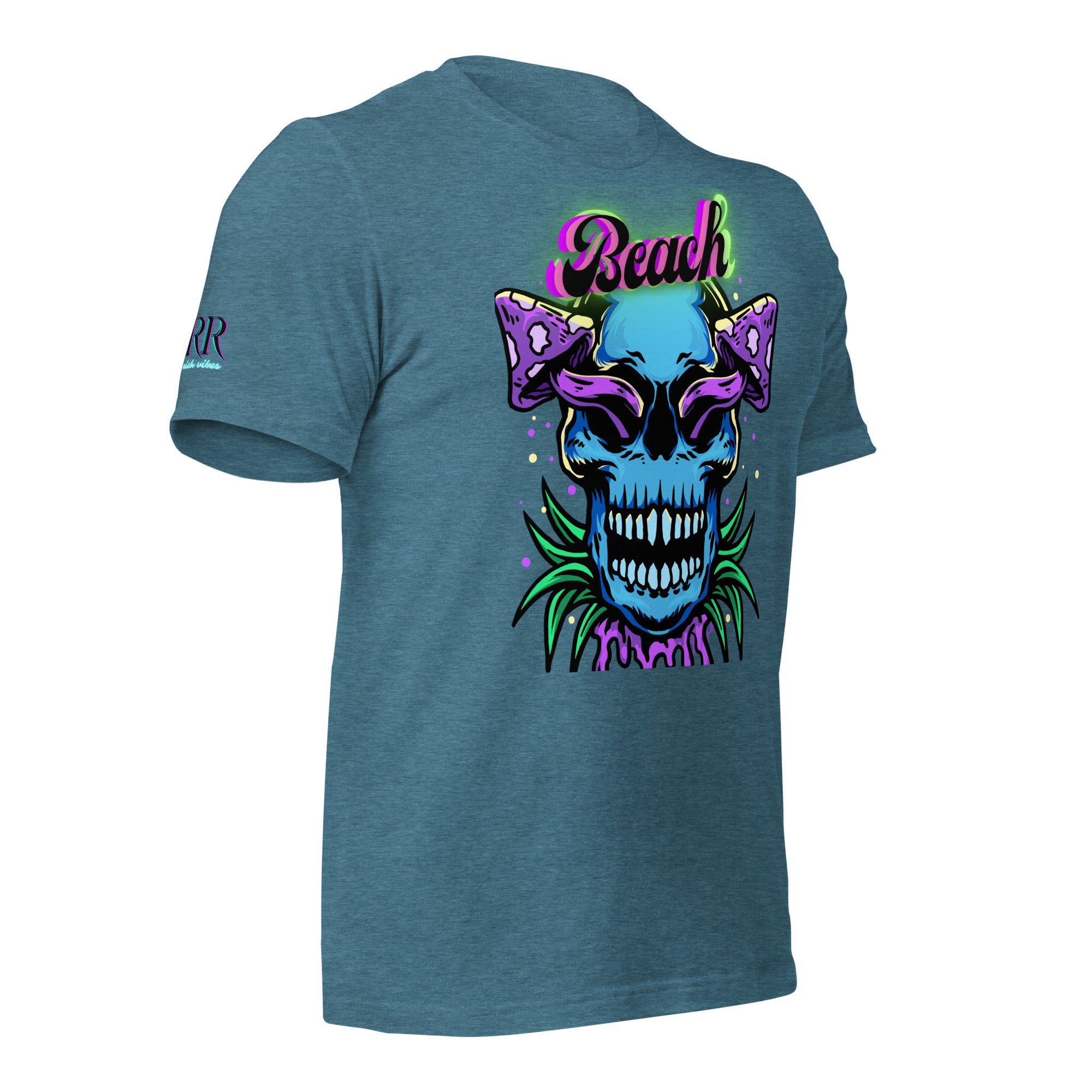 Brand Of The Brave Purple Shroom Skull Vibes - Unisex t-shirt