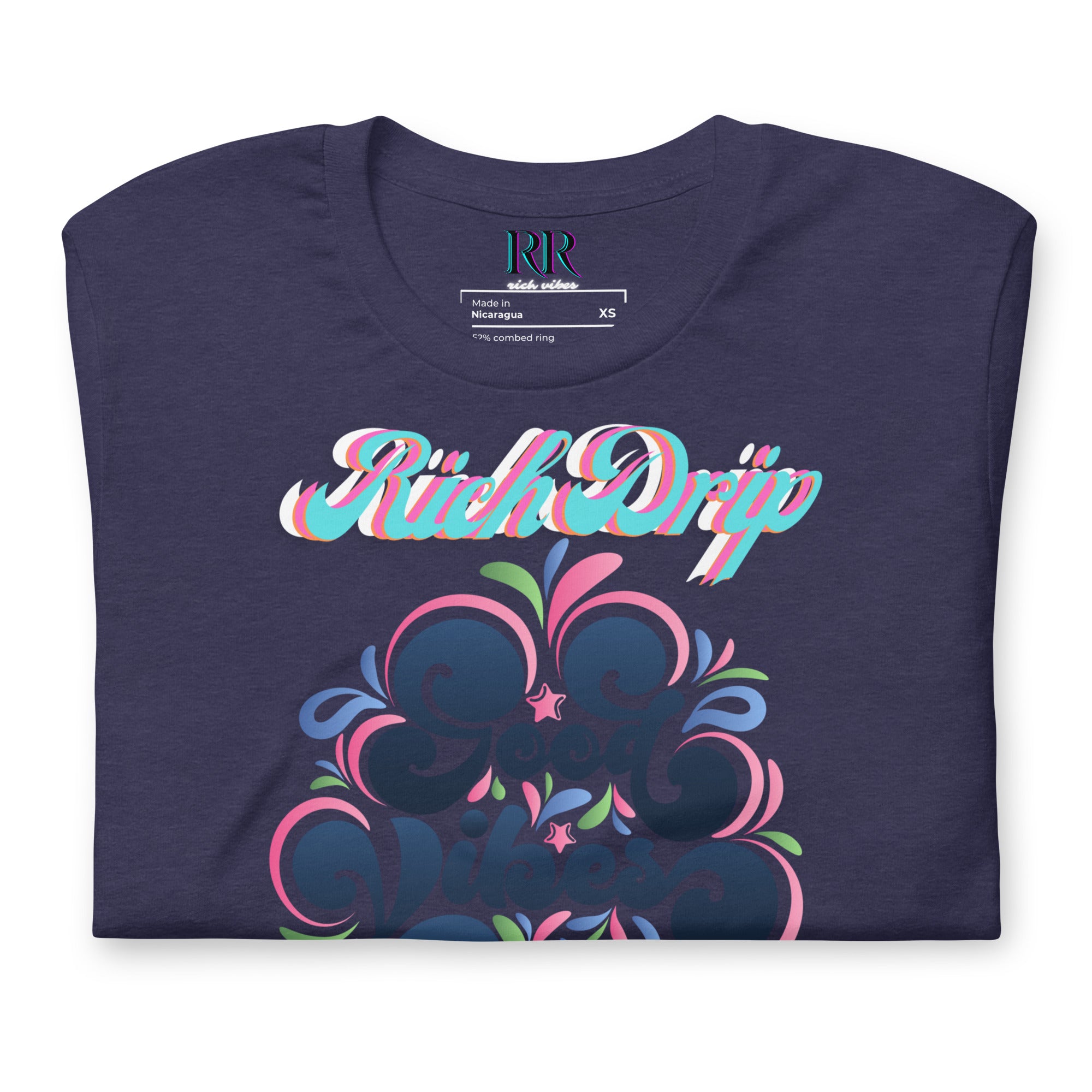 Rich Drip Good Vibes Only Blurple - Unisex t-shirt