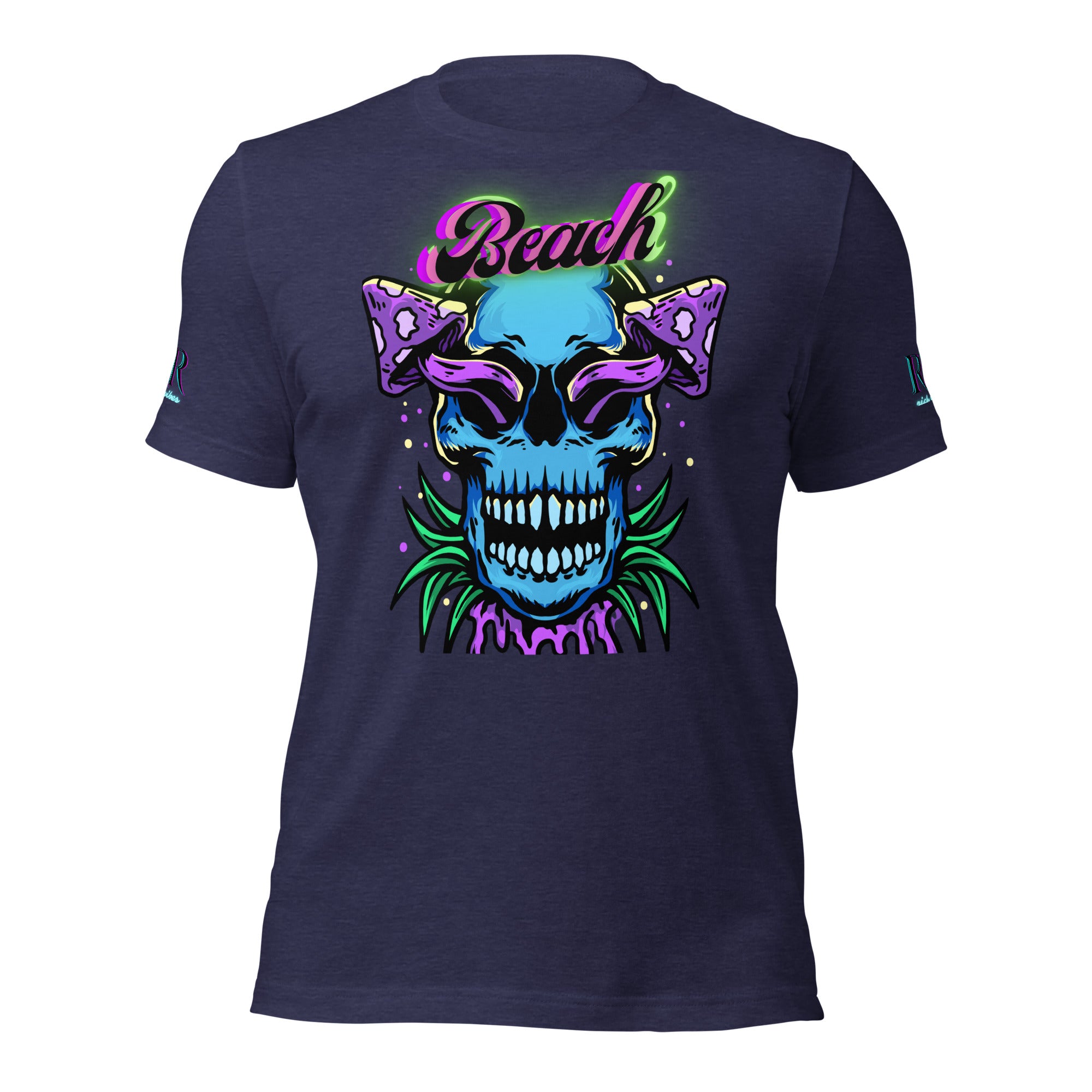 Brand Of The Brave Purple Shroom Skull Vibes - Unisex t-shirt