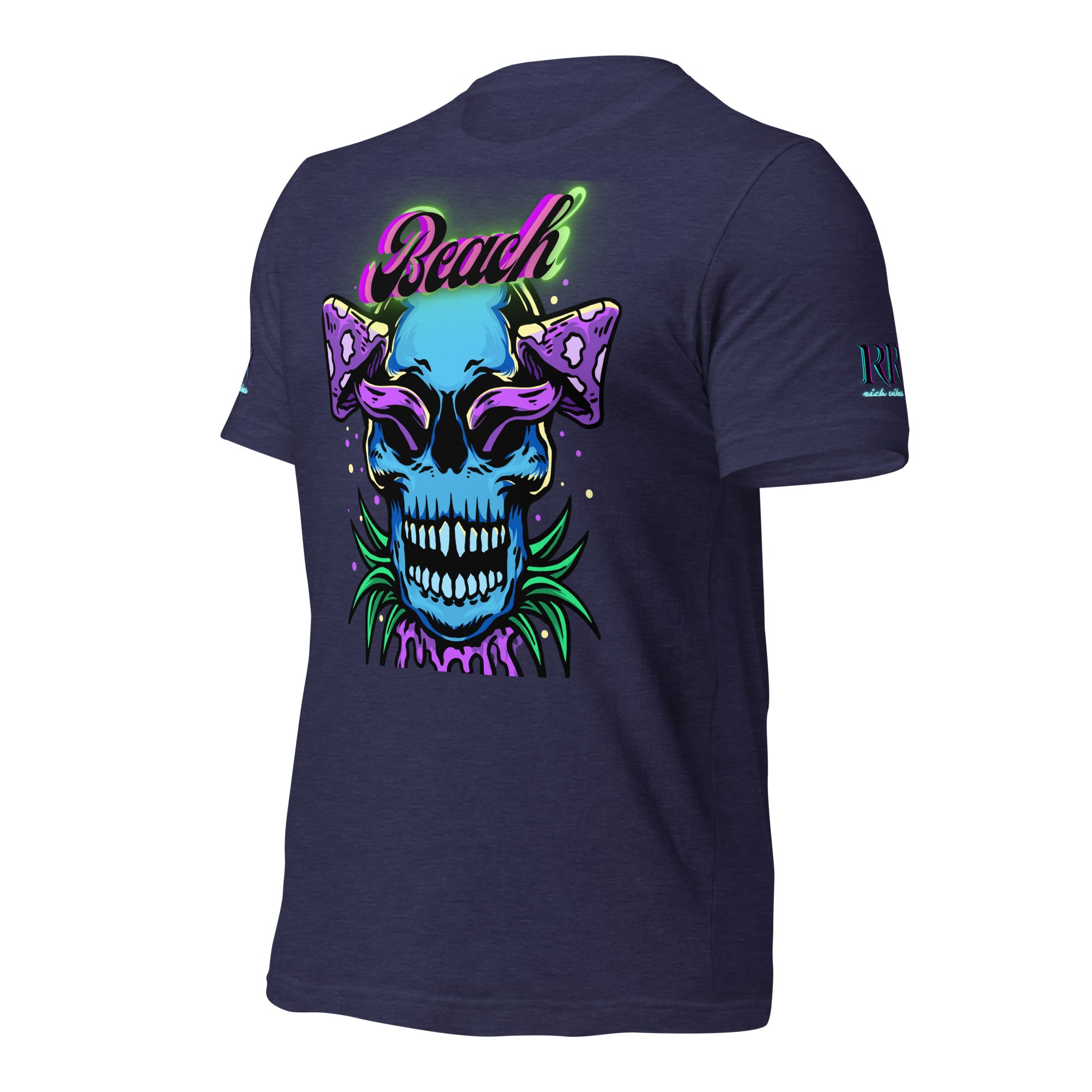 Brand Of The Brave Purple Shroom Skull Vibes - Unisex t-shirt