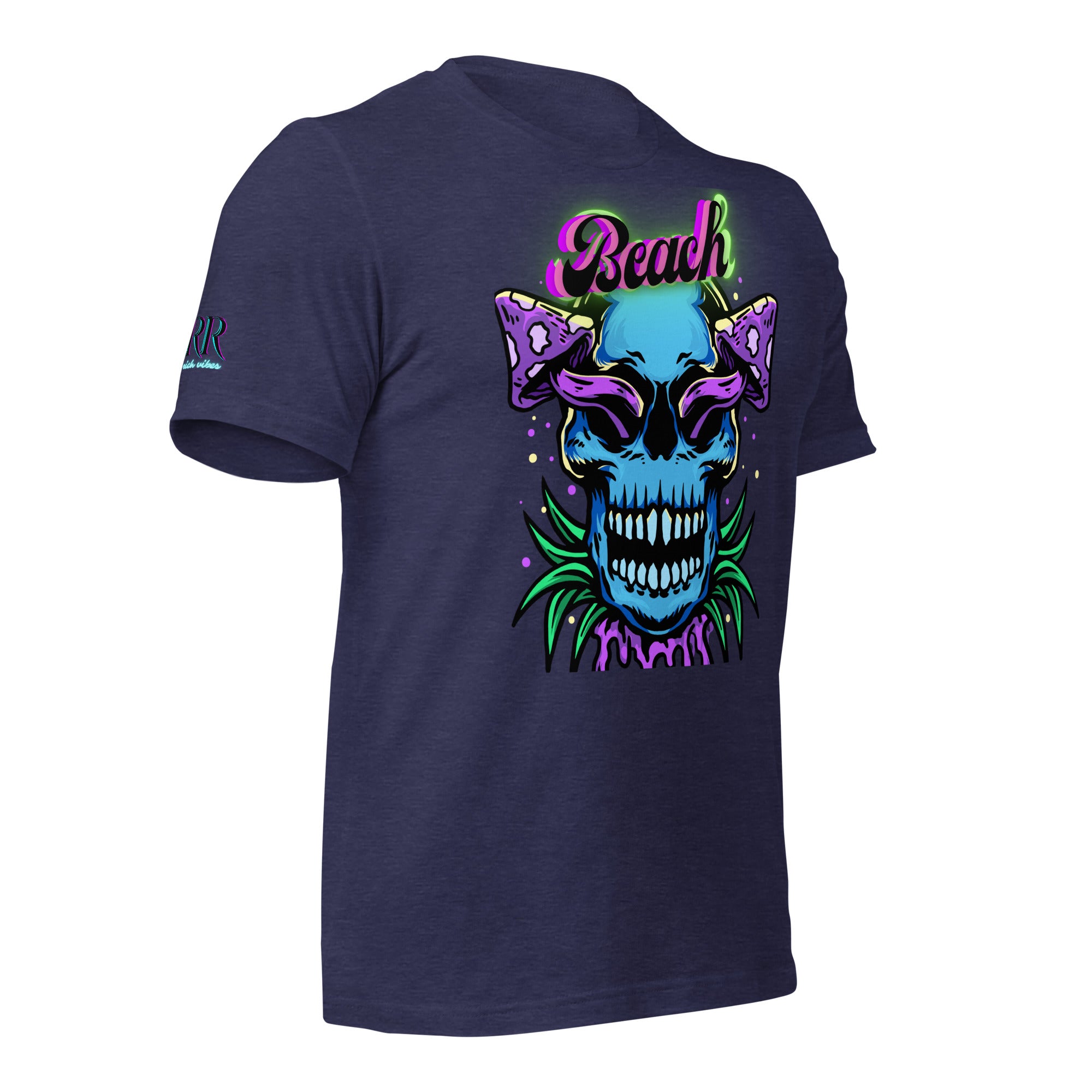 Brand Of The Brave Purple Shroom Skull Vibes - Unisex t-shirt