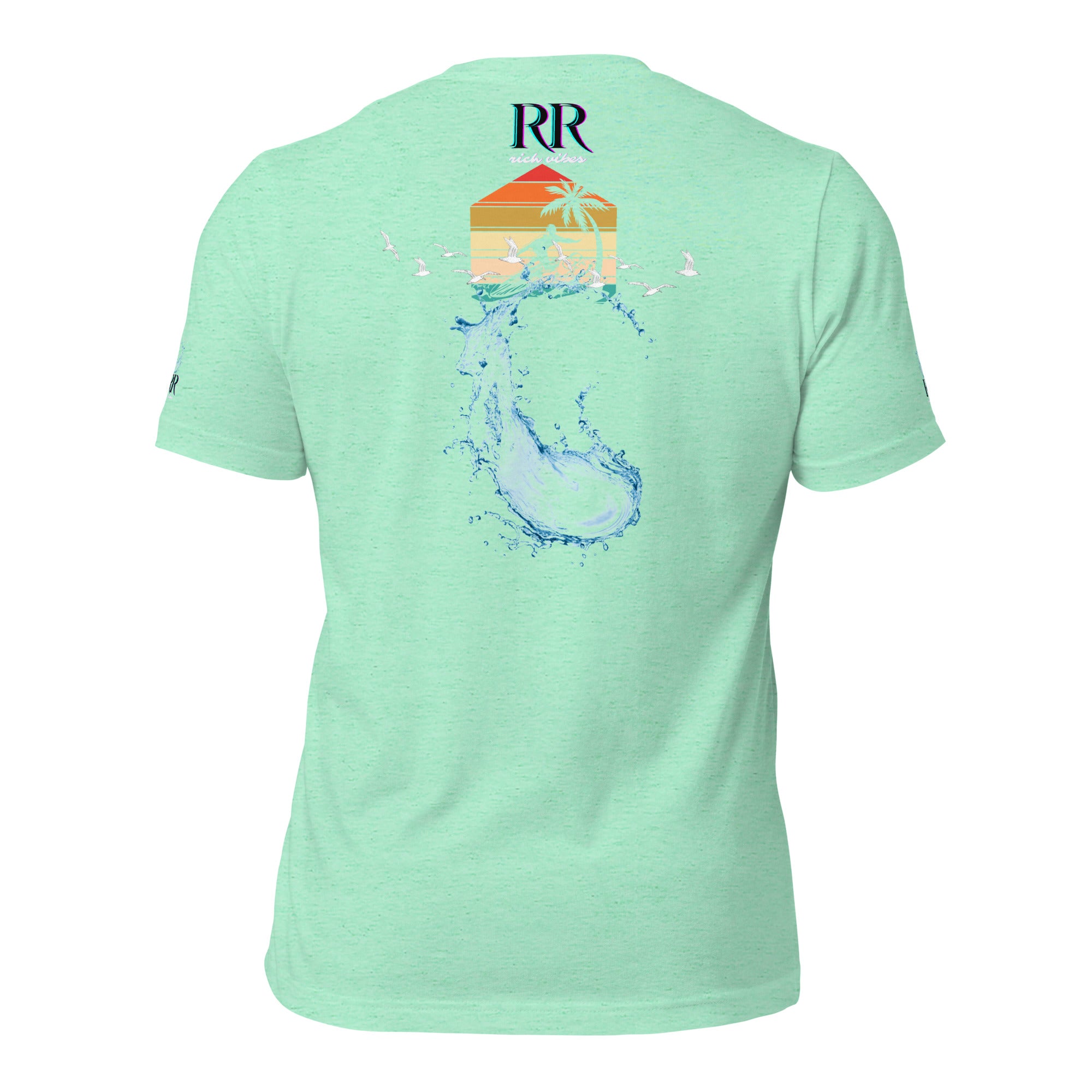 Rich Drip Surf Board Walk - Unisex t-shirt Pastel