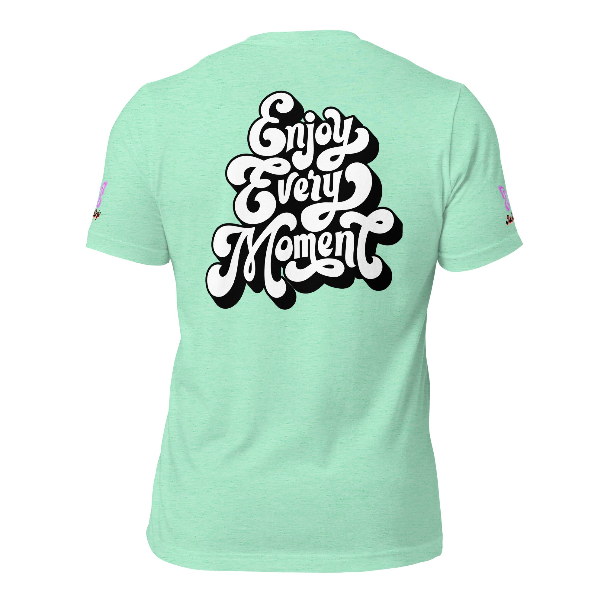 Rich Good Vibes Purple ButterFly "Enjoy Every Moment" - Unisex t-shirt