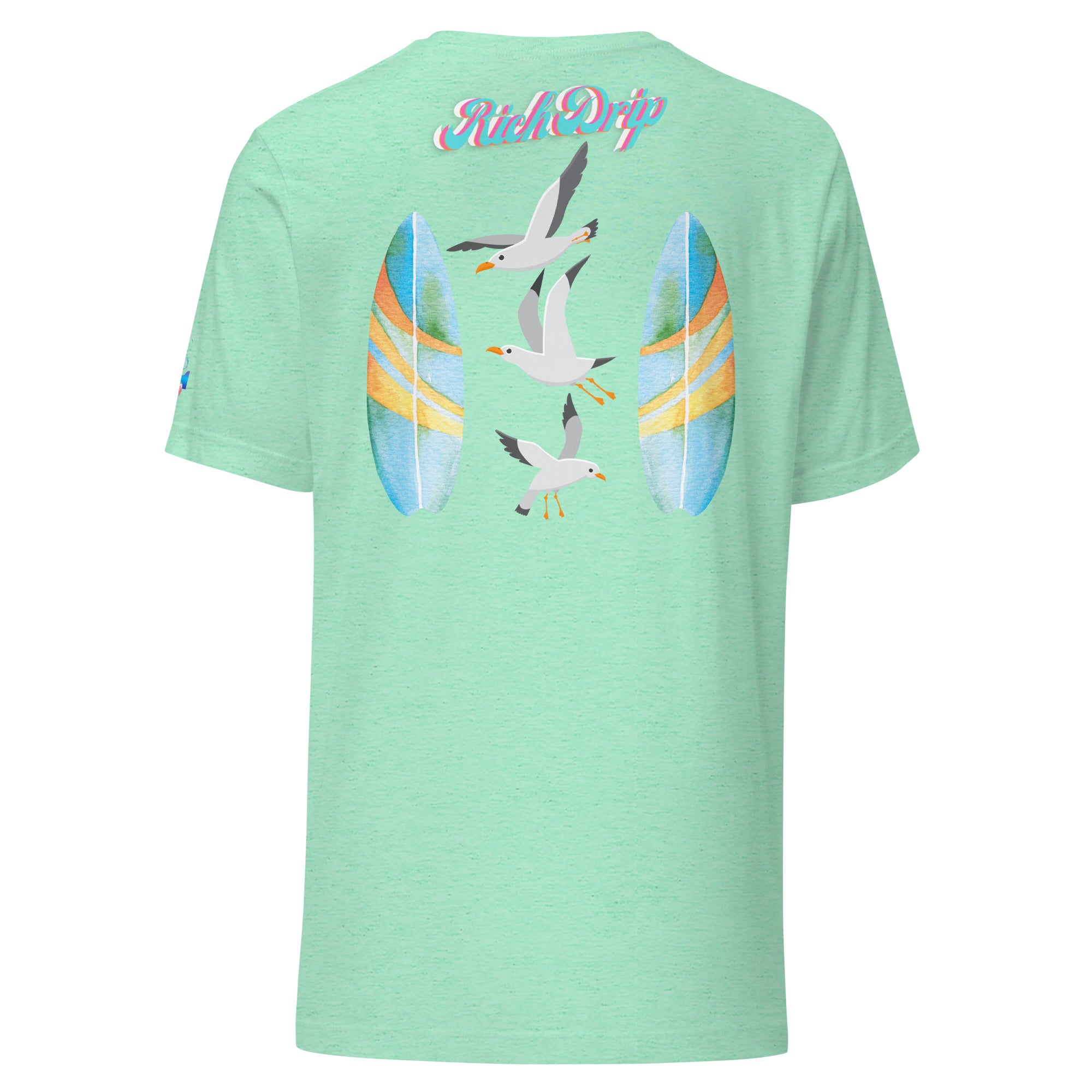 Rich Drip Blue Skies Beach Vibes RR - Unisex t-shirt Pastel