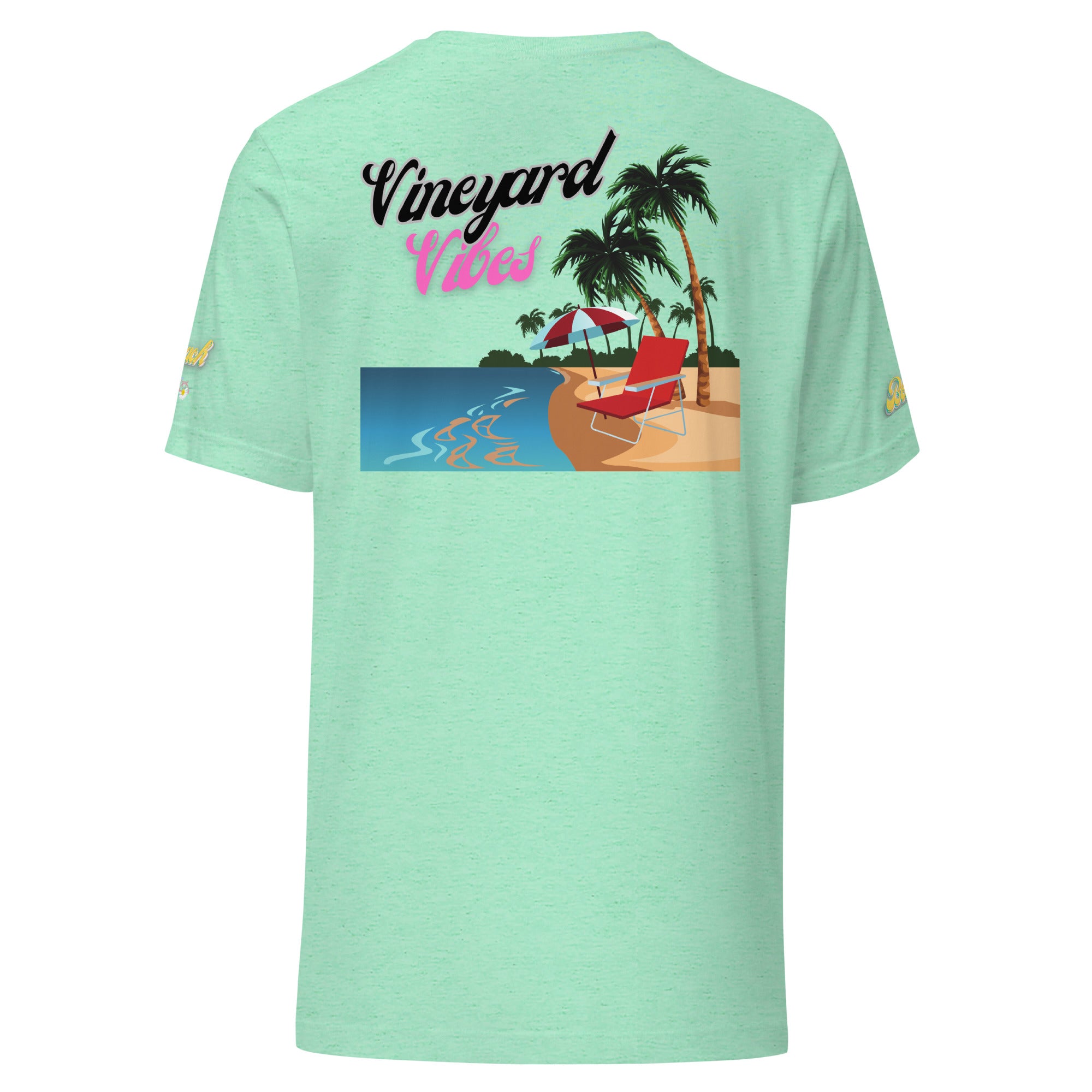 Vineyard Vibes Golden Beach Sun and Sand - Pastel Unisex t-shirt