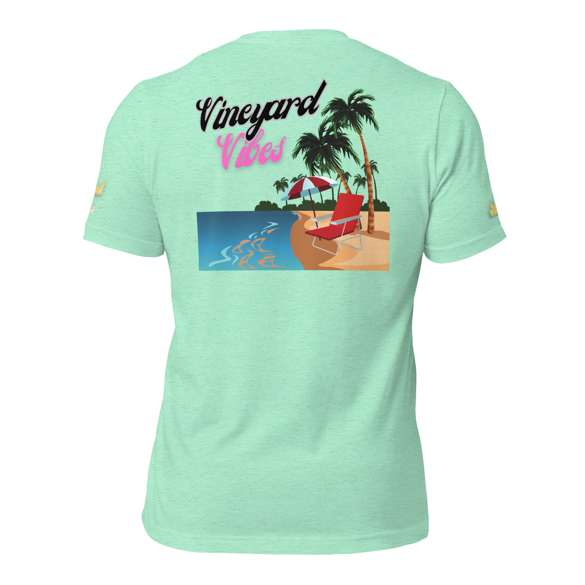 Vineyard Vibes Golden Beach Sun and Sand - Pastel Unisex t-shirt
