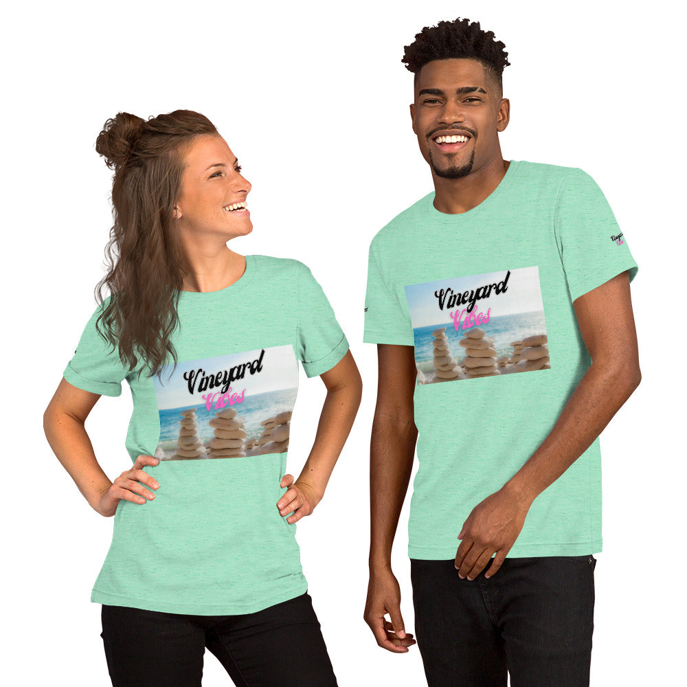 Vineyard Vibes Zen Stones Pastel - Unisex t-shirt