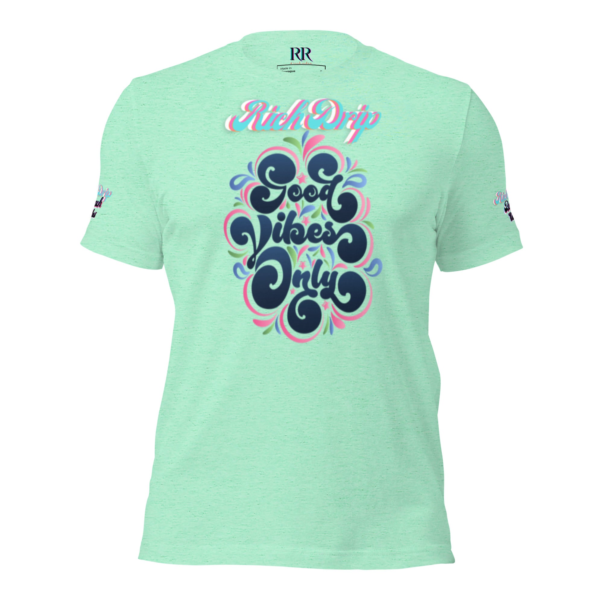 Rich Drip Good Vibes Only Blurple - Pastel Unisex t-shirt