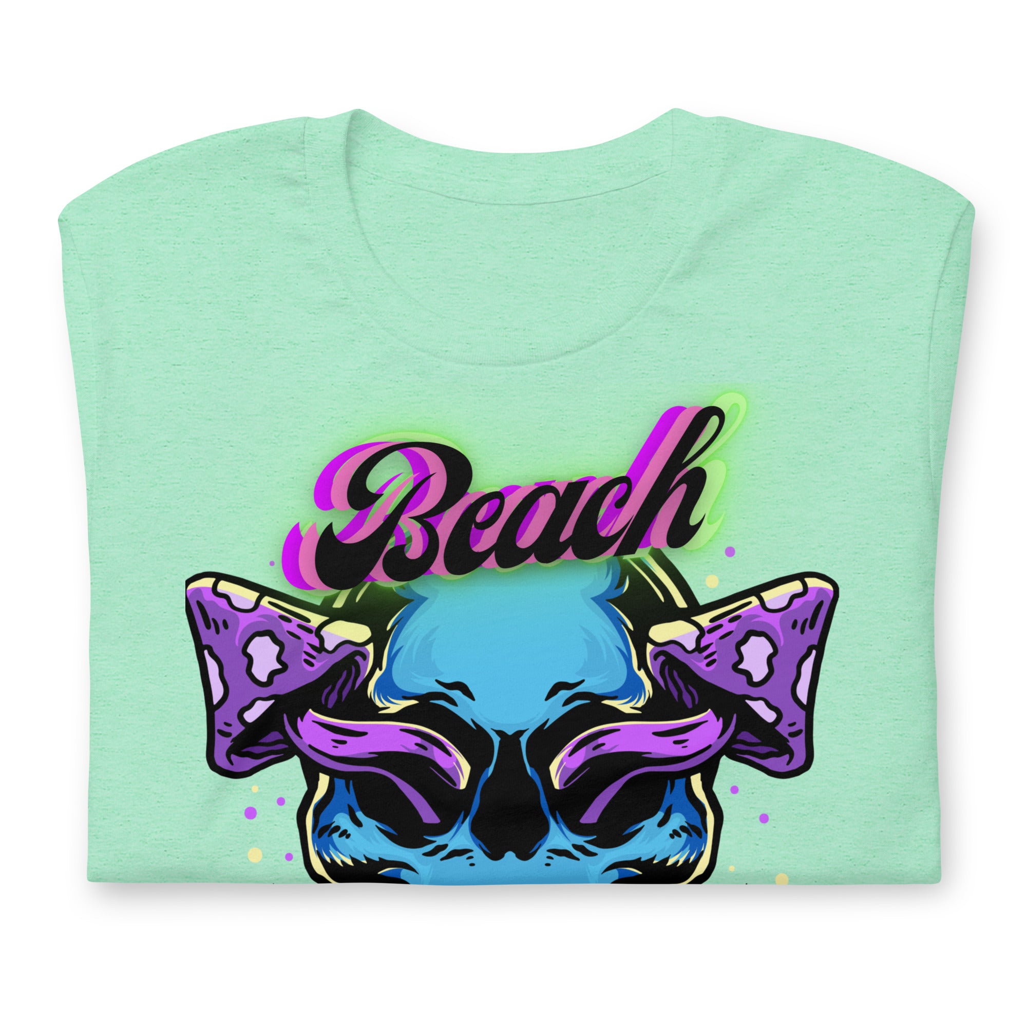 Brand Of The Brave Purple Shroom Skull Vibes - Unisex t-shirt