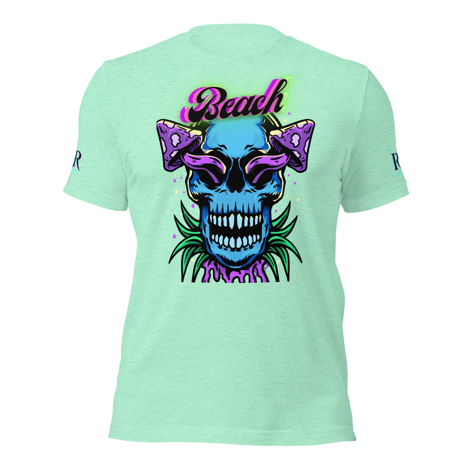 Brand Of The Brave Purple Shroom Skull Vibes - Unisex t-shirt