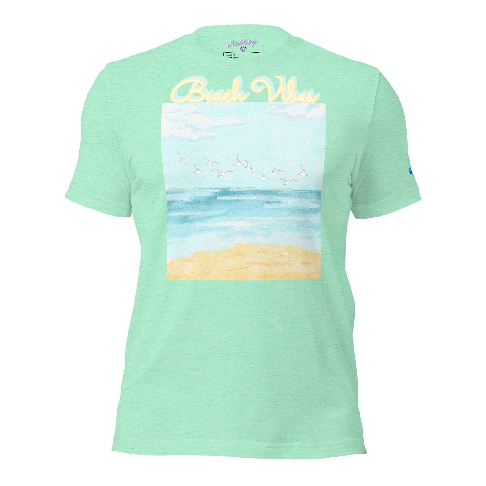 Rich Drip Blue Skies Beach Vibes RR - Unisex t-shirt Pastel