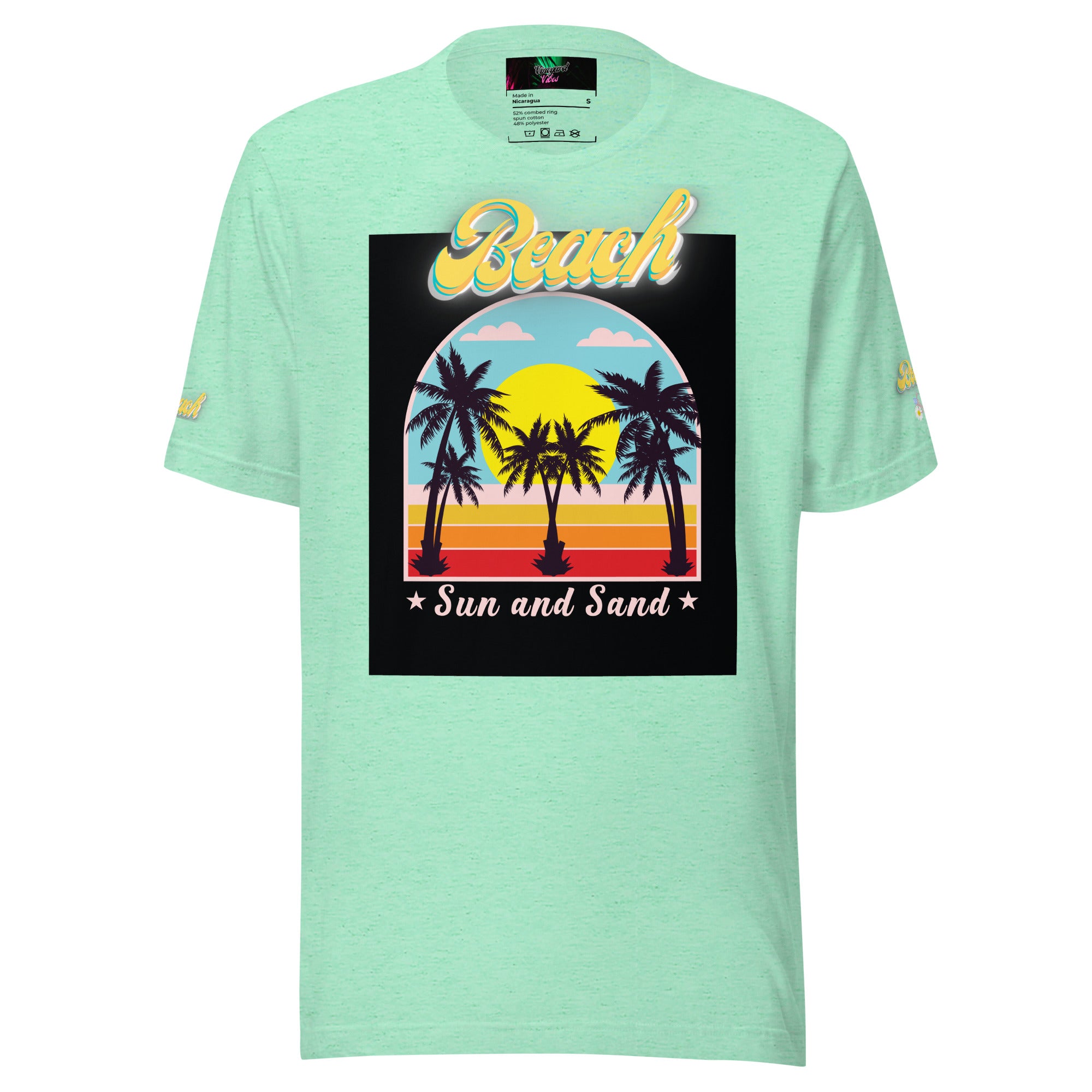 Vineyard Vibes Golden Beach Sun and Sand - Pastel Unisex t-shirt