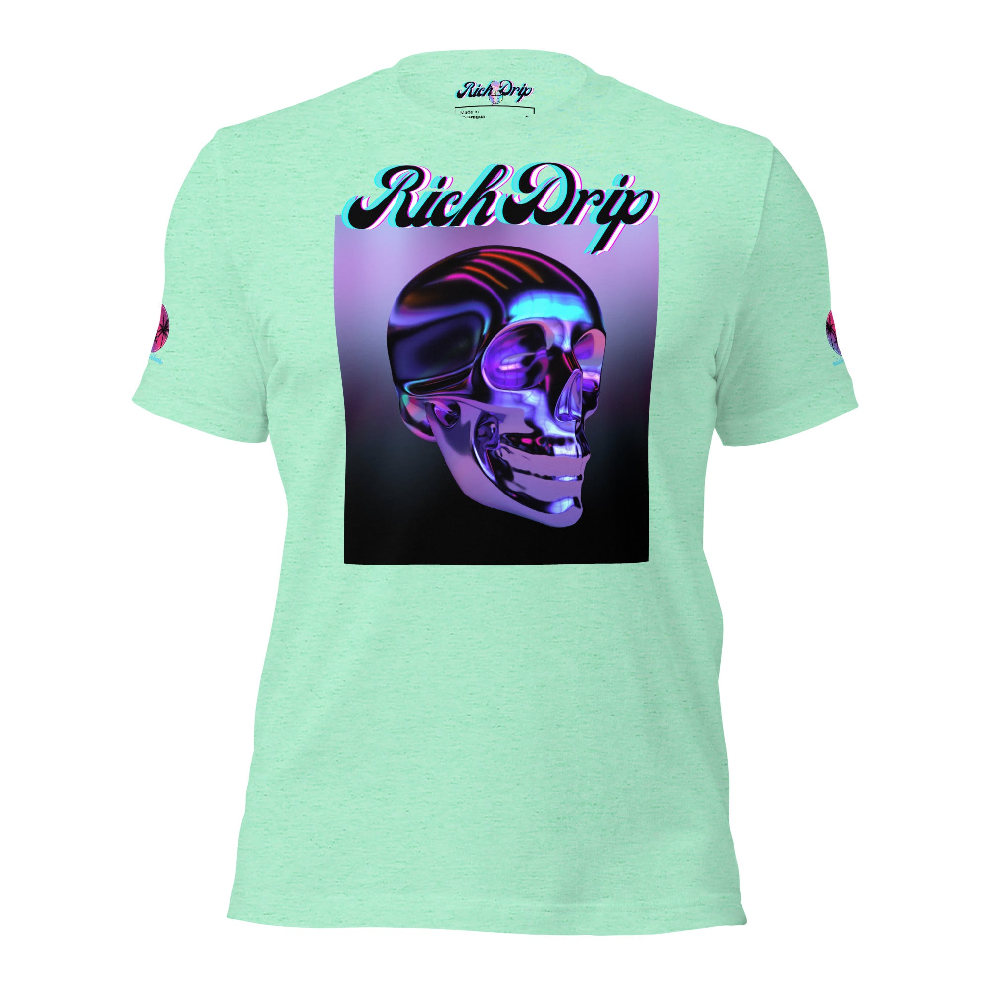 Rich Drip Drippy Metal Skull 2.0 - Unisex t-shirt