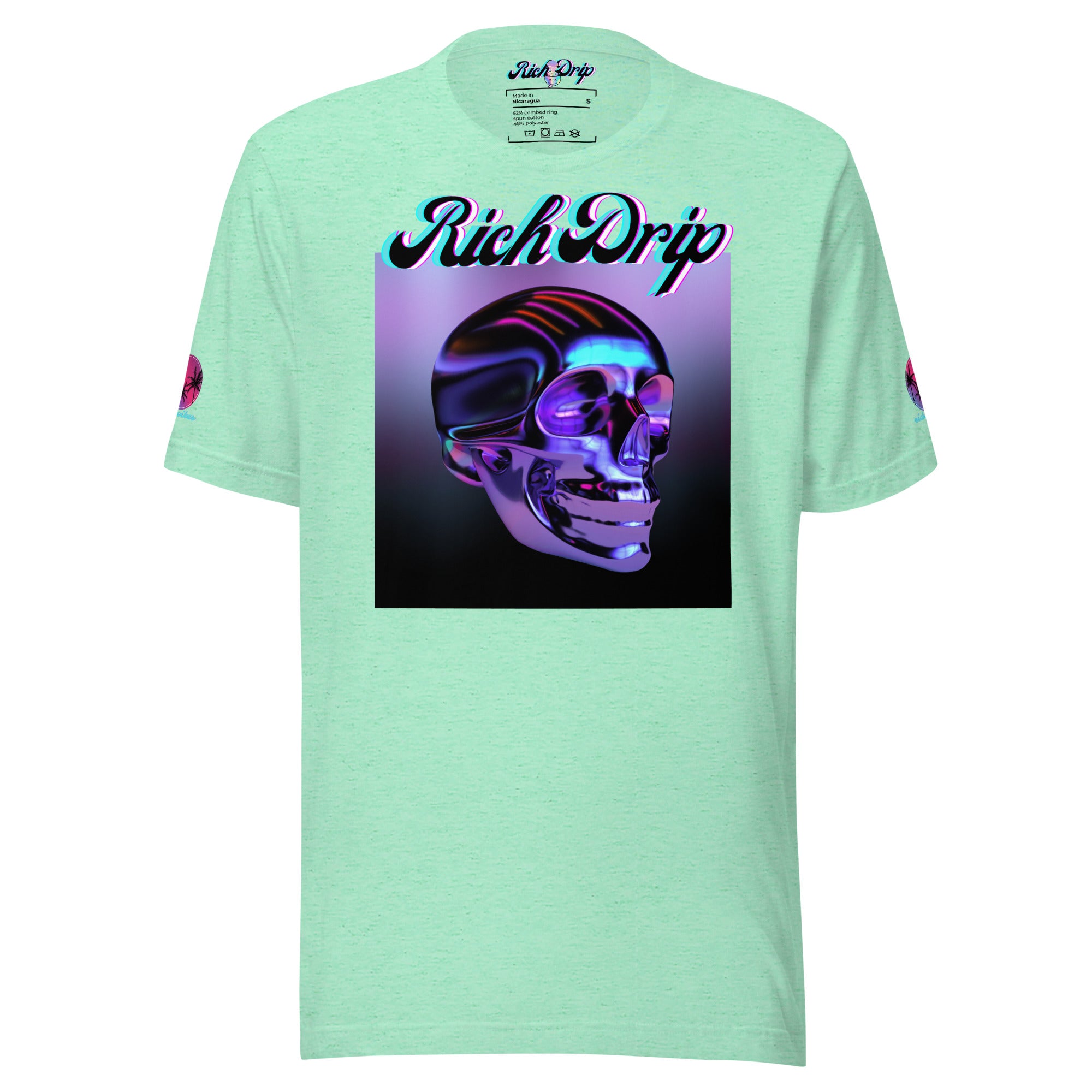 Rich Drip Drippy Metal Skull 2.0 - Unisex t-shirt