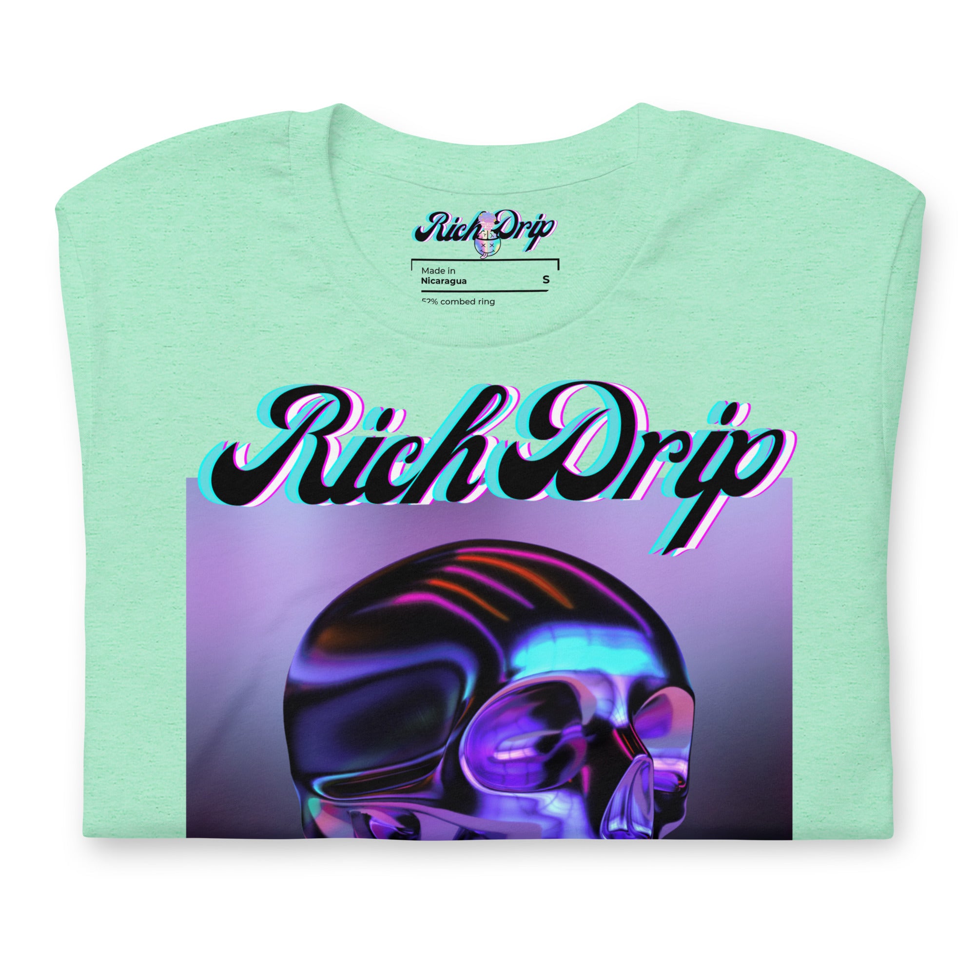 Rich Drip Drippy Metal Skull 2.0 - Unisex t-shirt