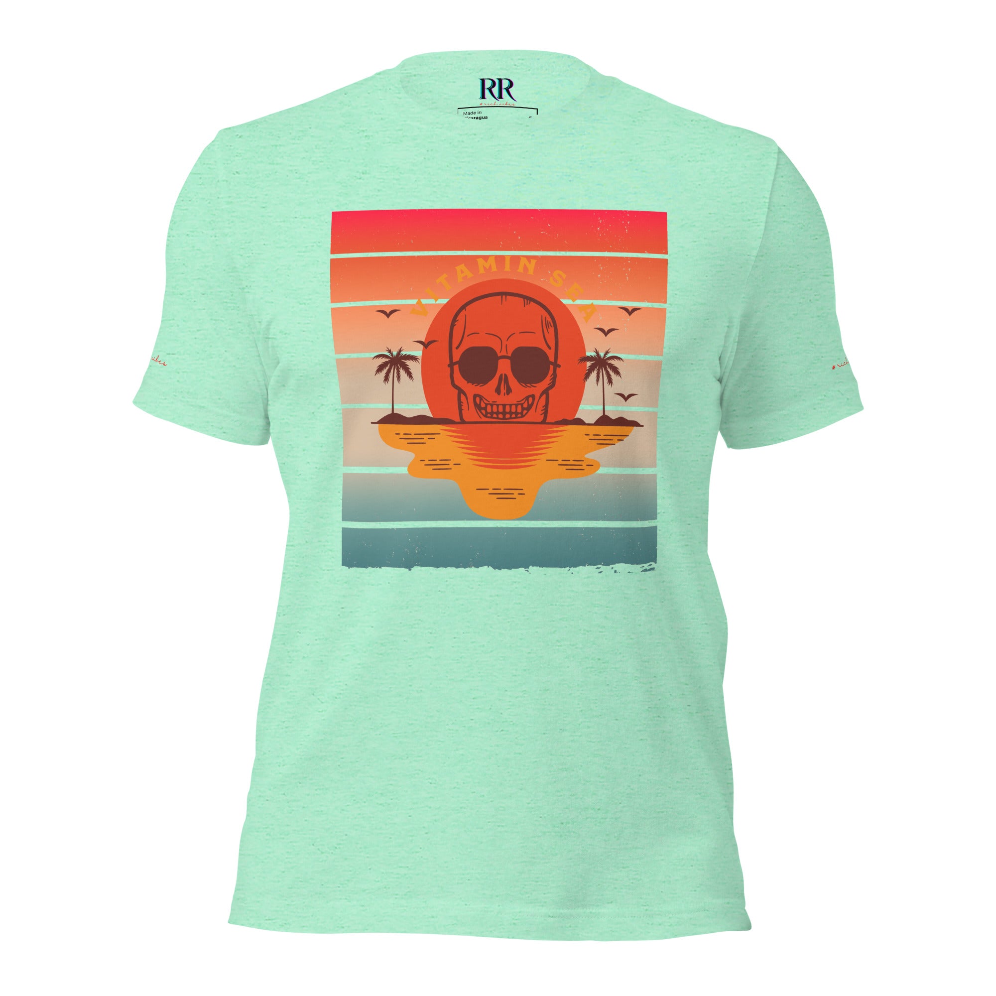 Rich Vibes Vitamin Sea - Unisex Staple T-Shirt | Bella + Canvas 3001 Pastel