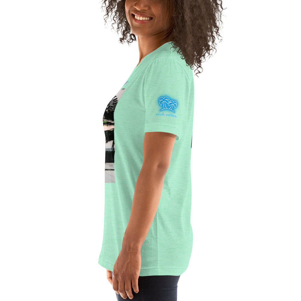 RV Rich Drip Brand Of The Brave Windy Palms White Motor Sport Pastel - Unisex t-shirt