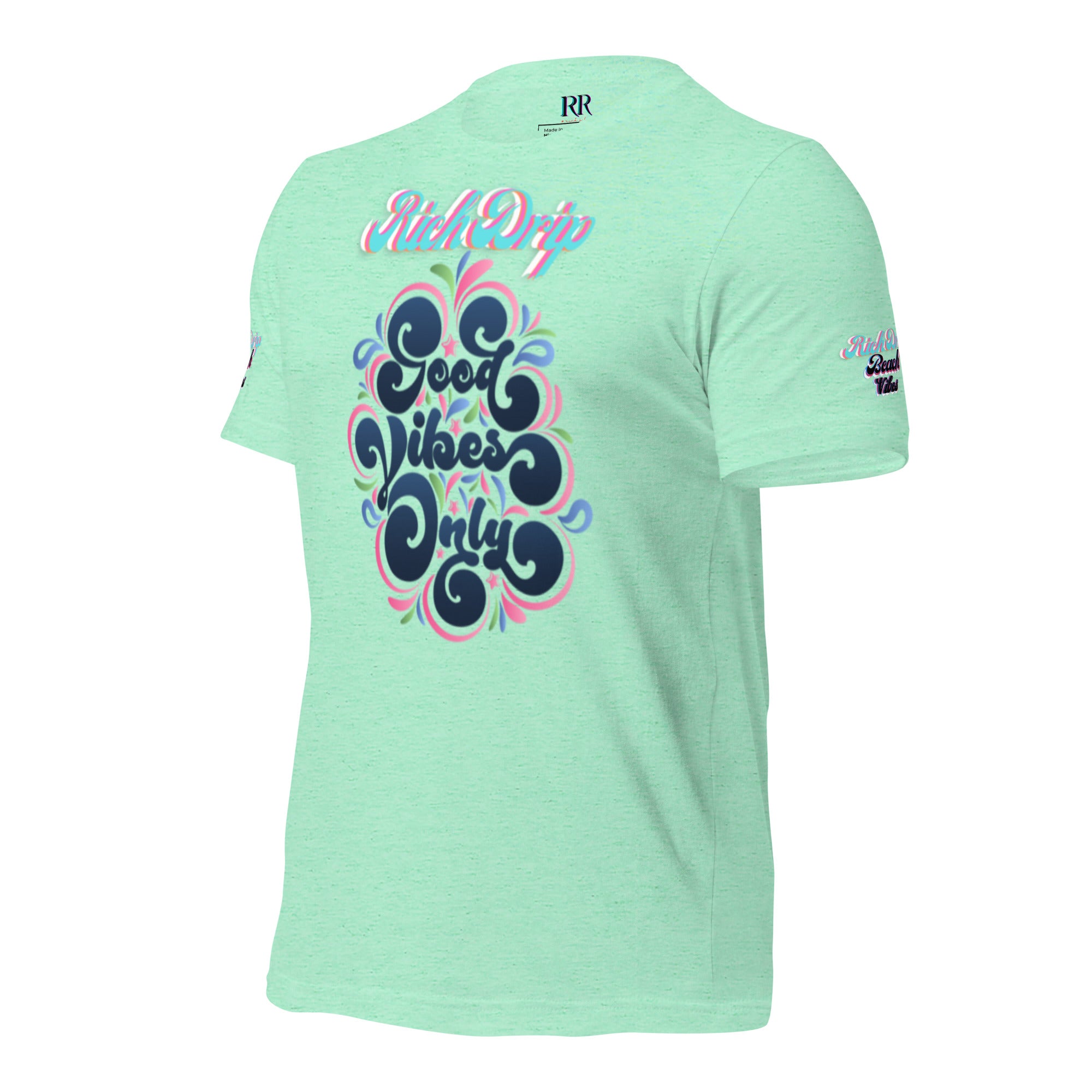 Rich Drip Good Vibes Only Blurple - Pastel Unisex t-shirt