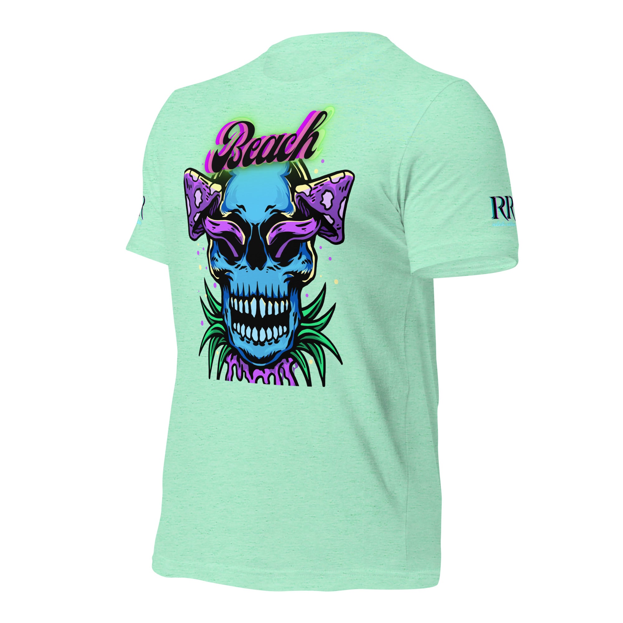 Brand Of The Brave Purple Shroom Skull Vibes - Unisex t-shirt