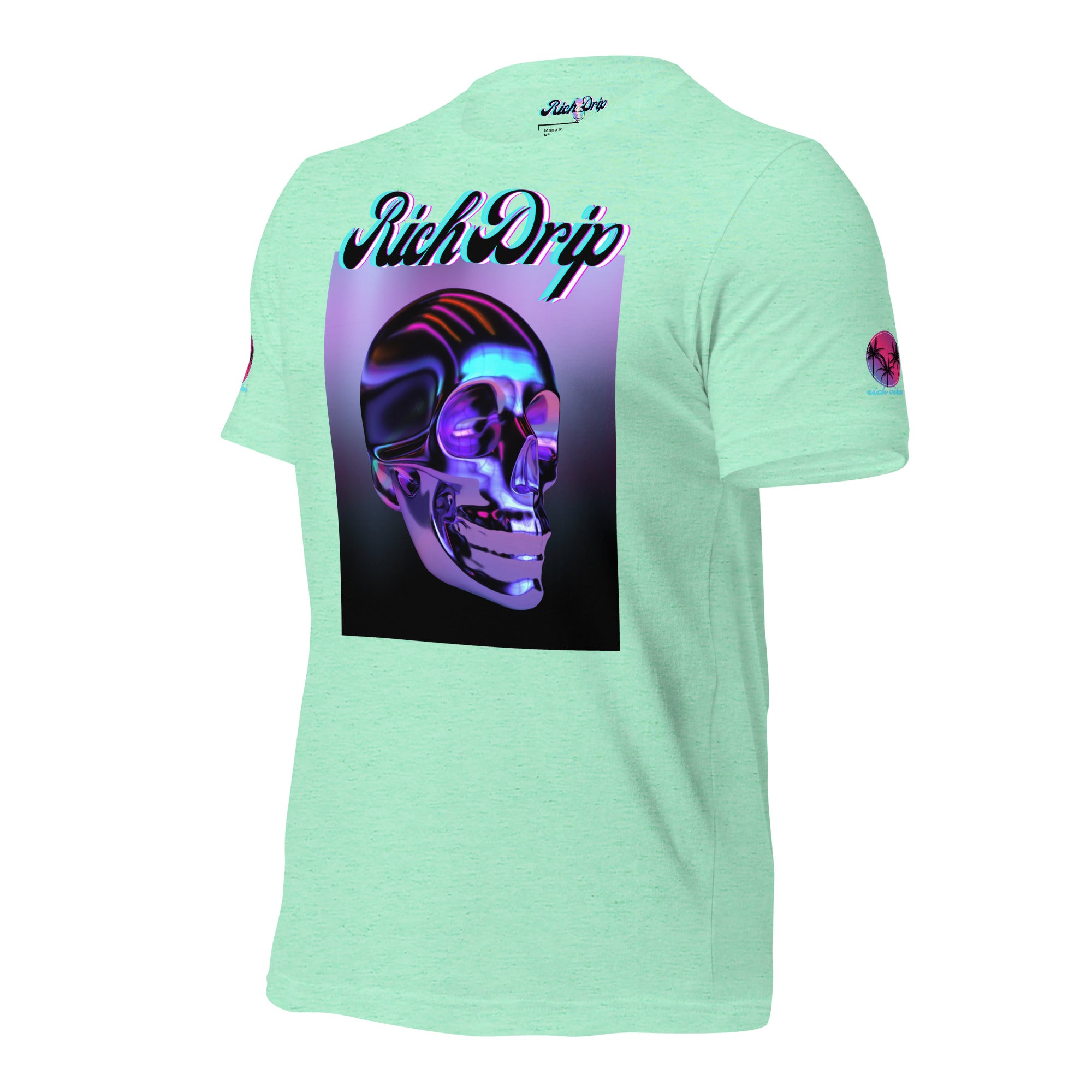 Rich Drip Drippy Metal Skull 2.0 - Unisex t-shirt