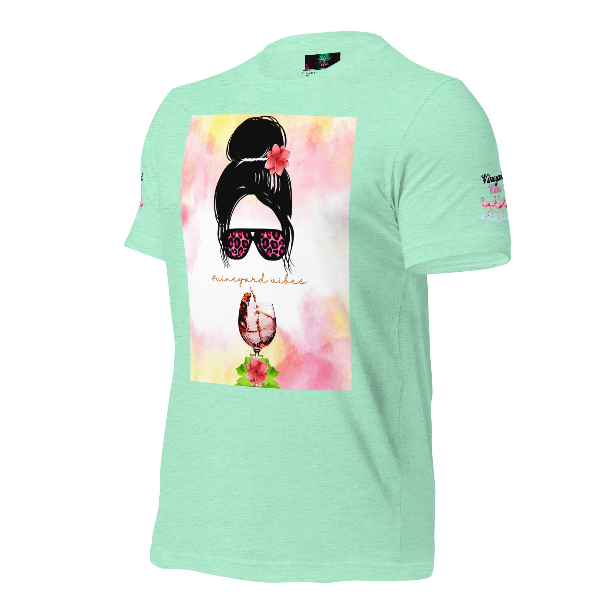 Vineyard Vibes Water Colors Pastel - Unisex t-shirt