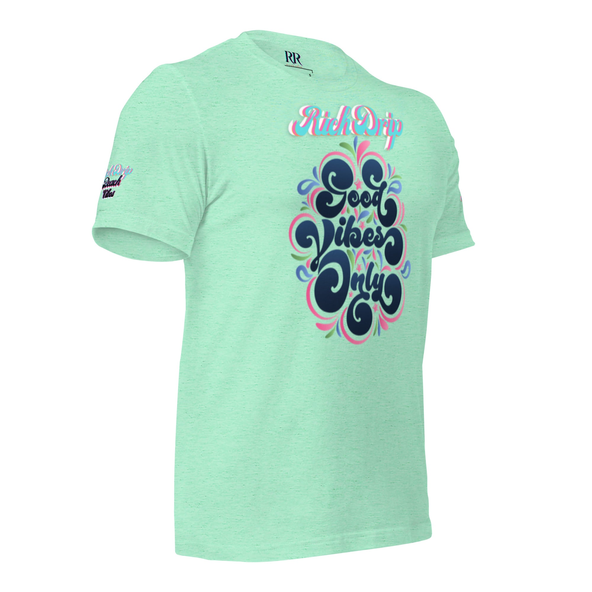 Rich Drip Good Vibes Only Blurple - Pastel Unisex t-shirt