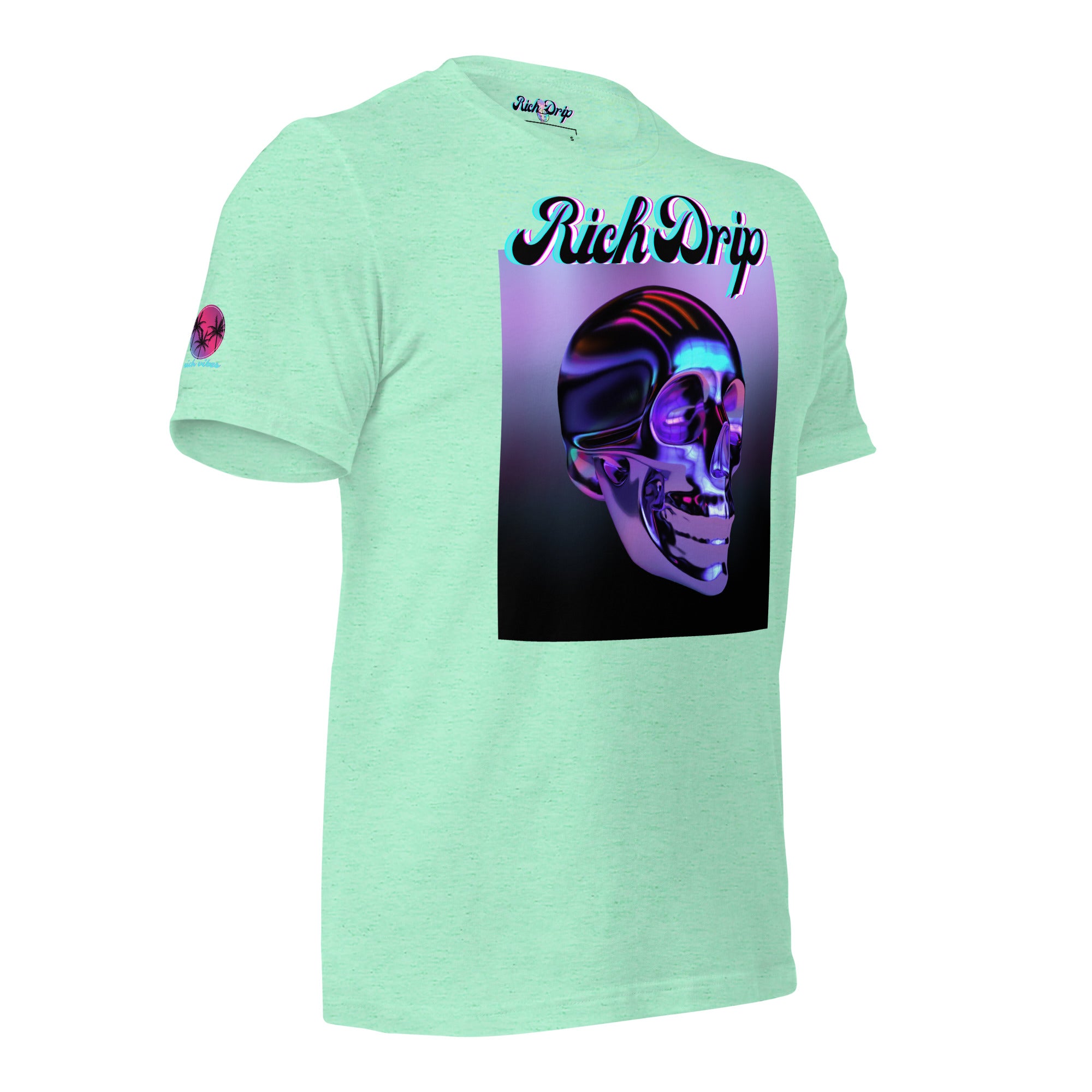 Rich Drip Drippy Metal Skull 2.0 - Unisex t-shirt