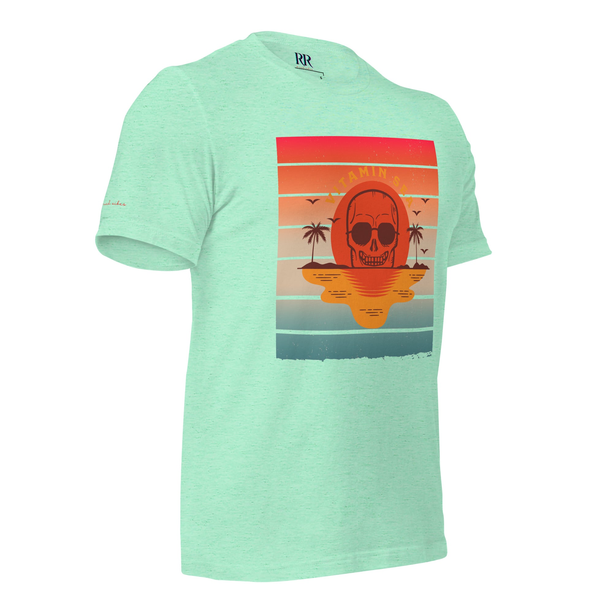 Rich Vibes Vitamin Sea - Unisex Staple T-Shirt | Bella + Canvas 3001 Pastel