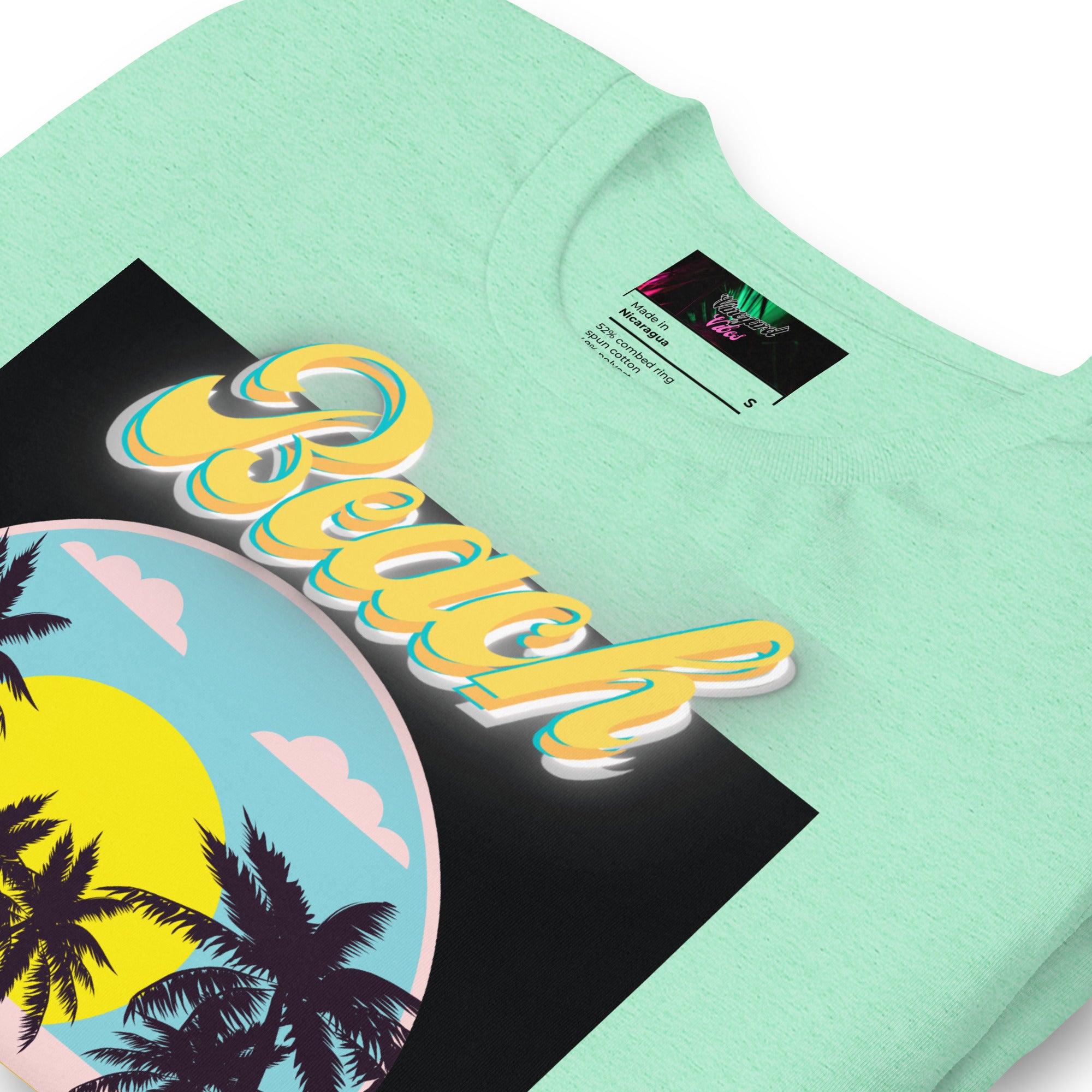 Vineyard Vibes Golden Beach Sun and Sand - Pastel Unisex t-shirt