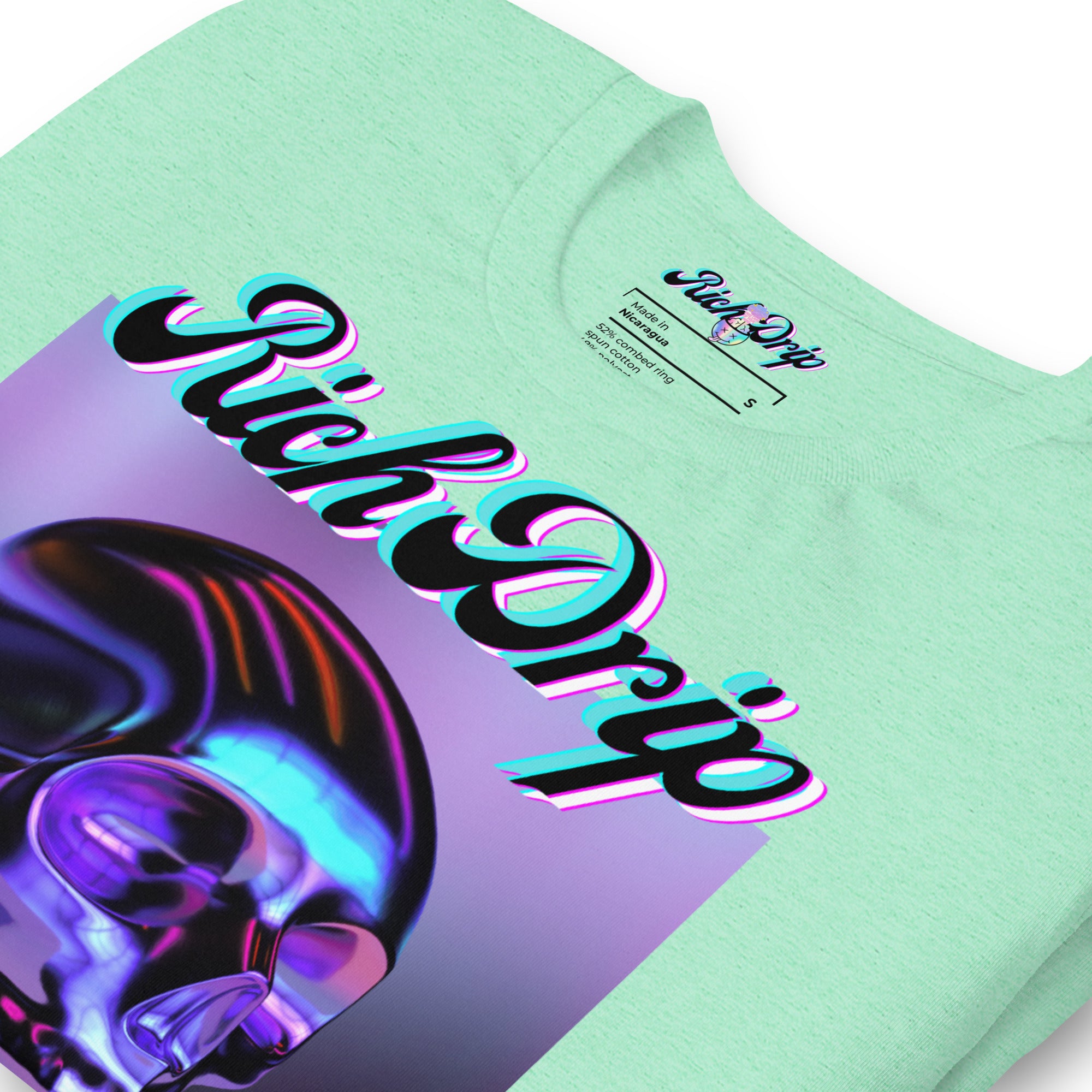 Rich Drip Drippy Metal Skull 2.0 - Unisex t-shirt