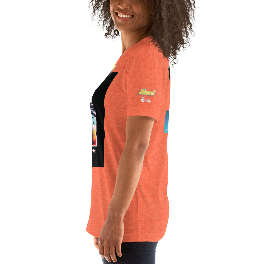 Vineyard Vibes Golden Beach Sun and Sand - Pastel Unisex t-shirt