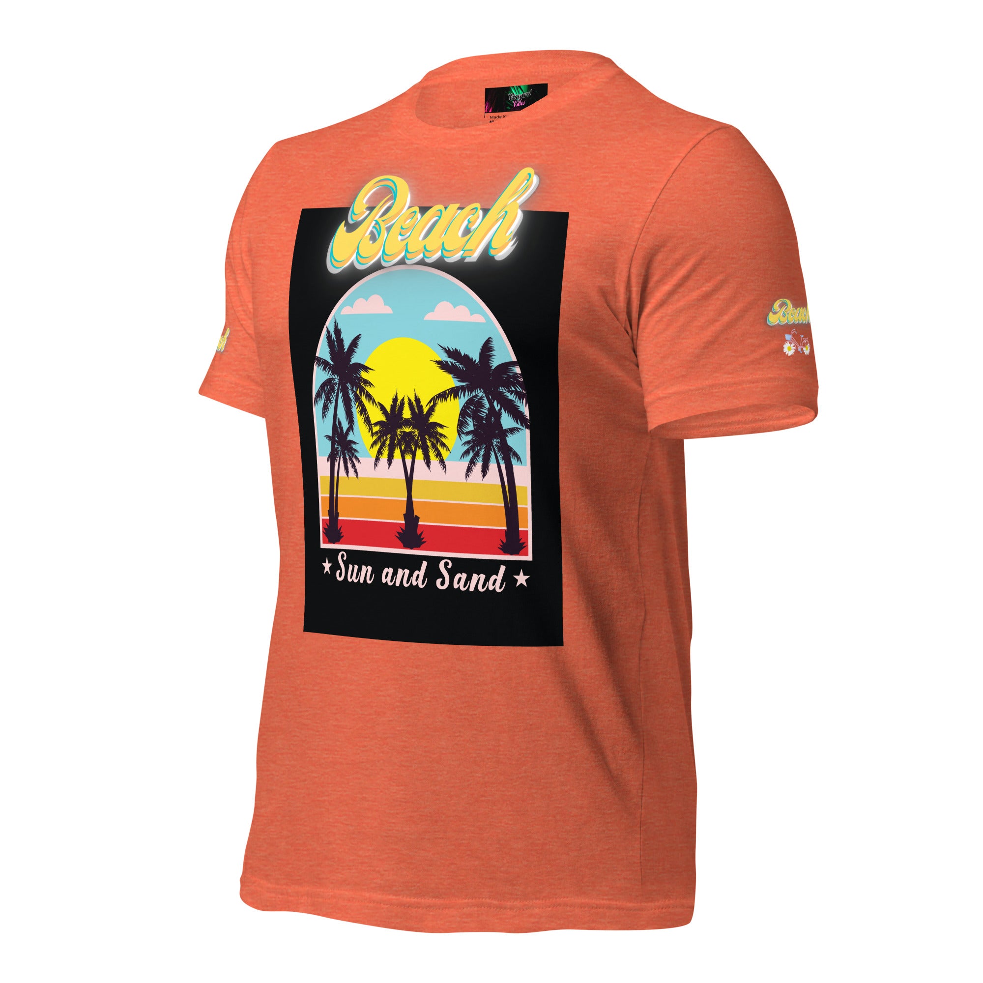 Vineyard Vibes Golden Beach Sun and Sand - Pastel Unisex t-shirt