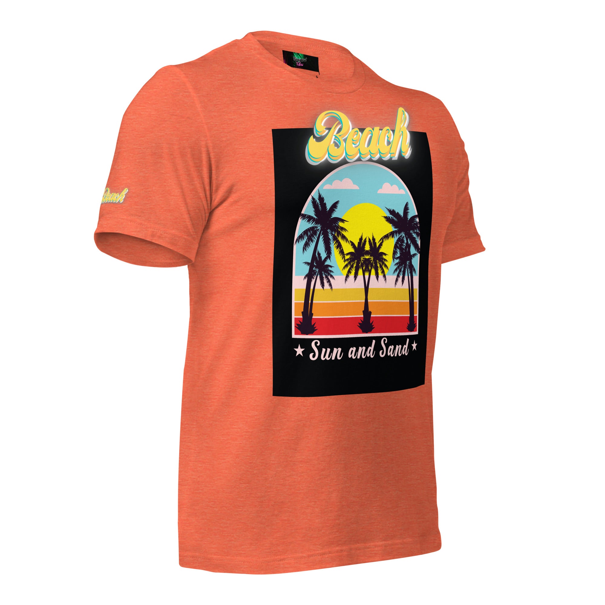 Vineyard Vibes Golden Beach Sun and Sand - Pastel Unisex t-shirt