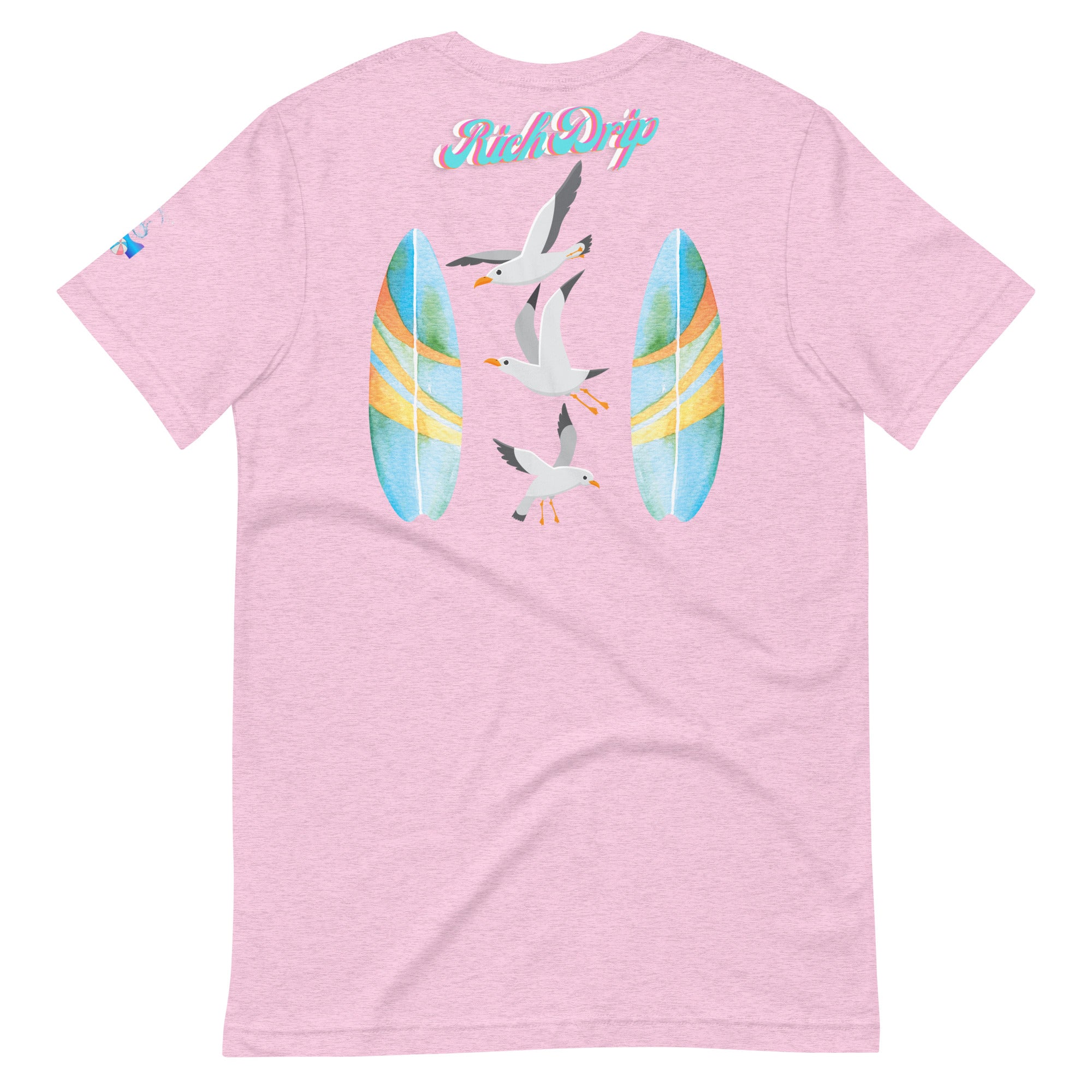 Rich Drip Blue Skies Beach Vibes RR - Unisex t-shirt Pastel