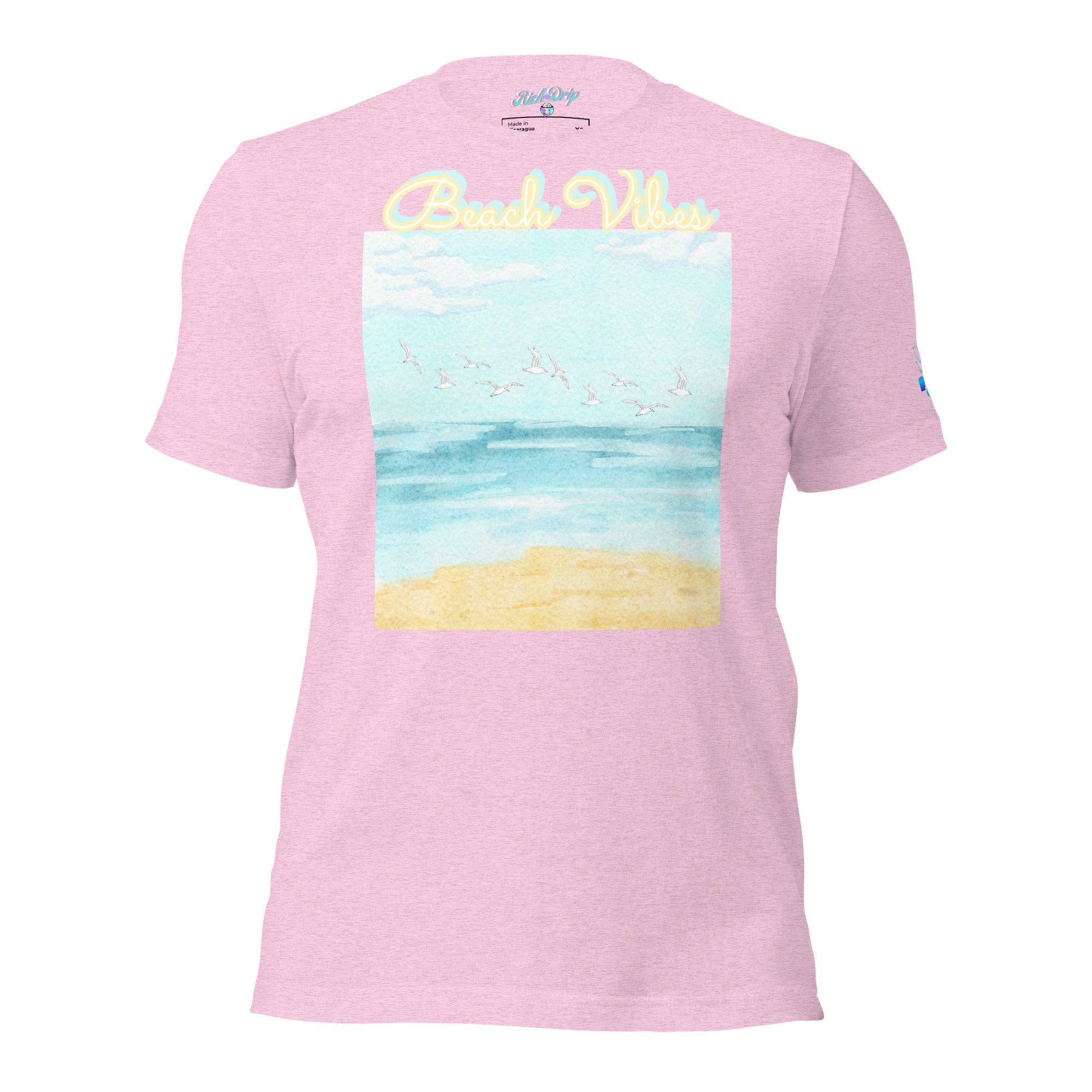 Rich Drip Blue Skies Beach Vibes RR - Unisex t-shirt Pastel