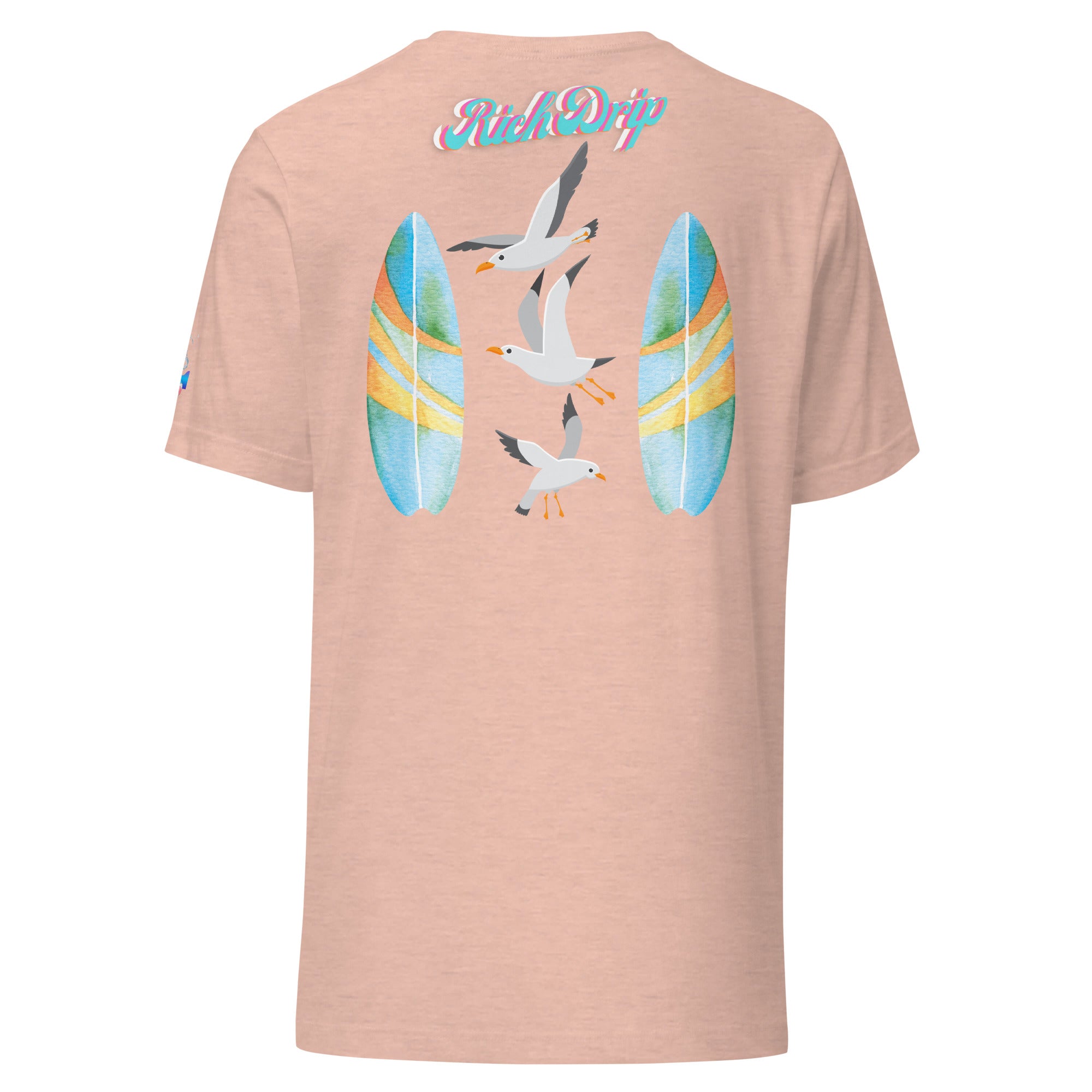 Rich Drip Blue Skies Beach Vibes RR - Unisex t-shirt Pastel