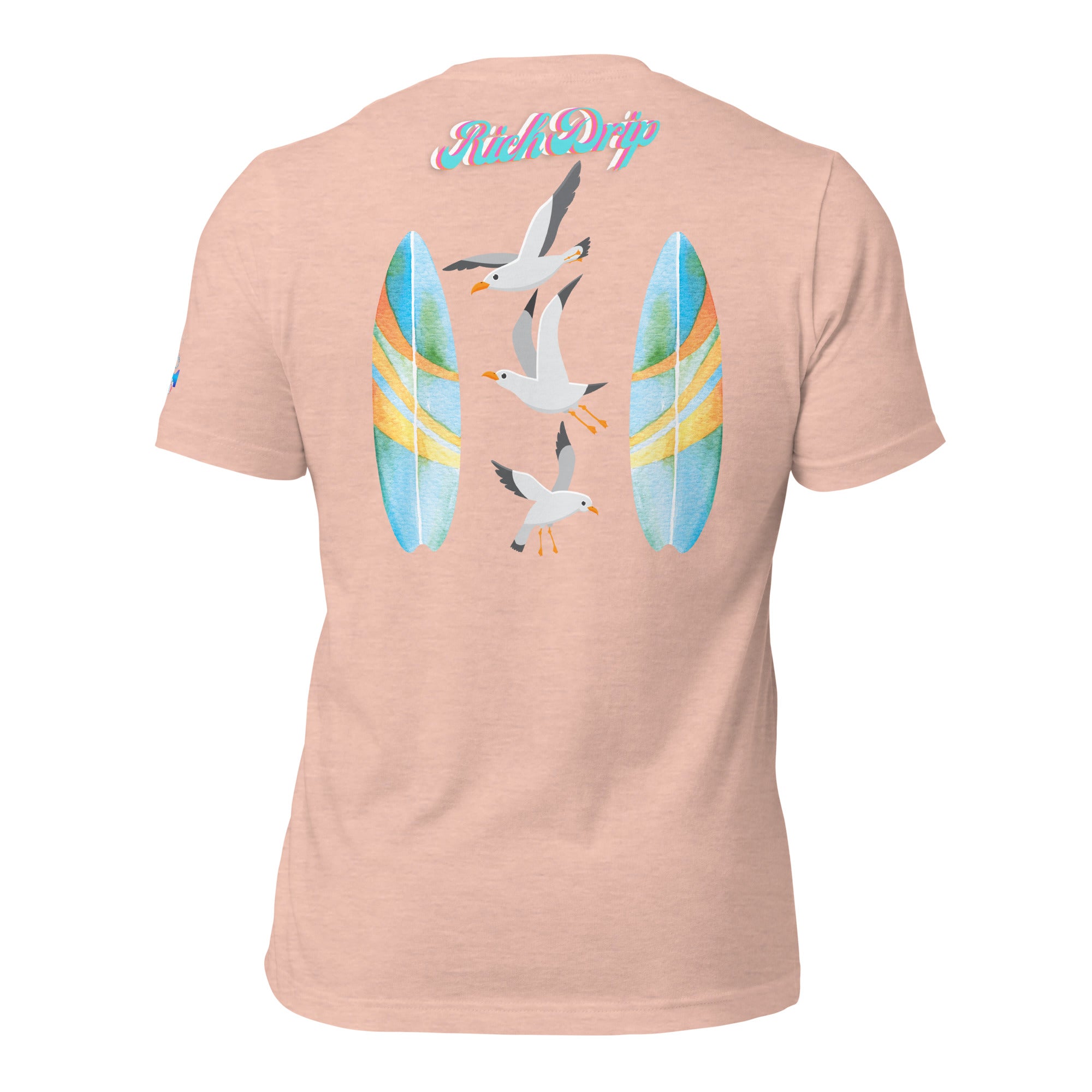 Rich Drip Blue Skies Beach Vibes RR - Unisex t-shirt Pastel