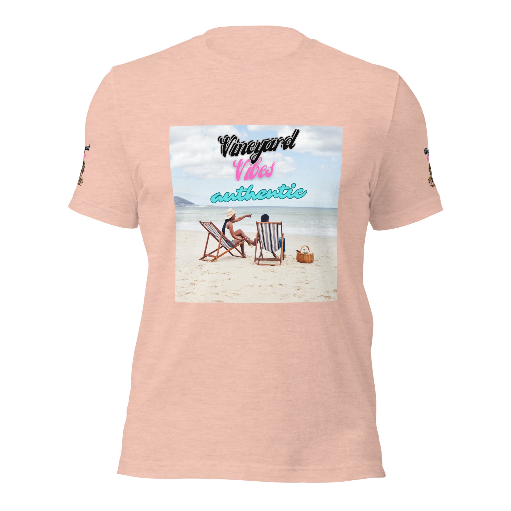 Vineyard Vibes Authentic Beach Front Good Vibes - Unisex t-shirt