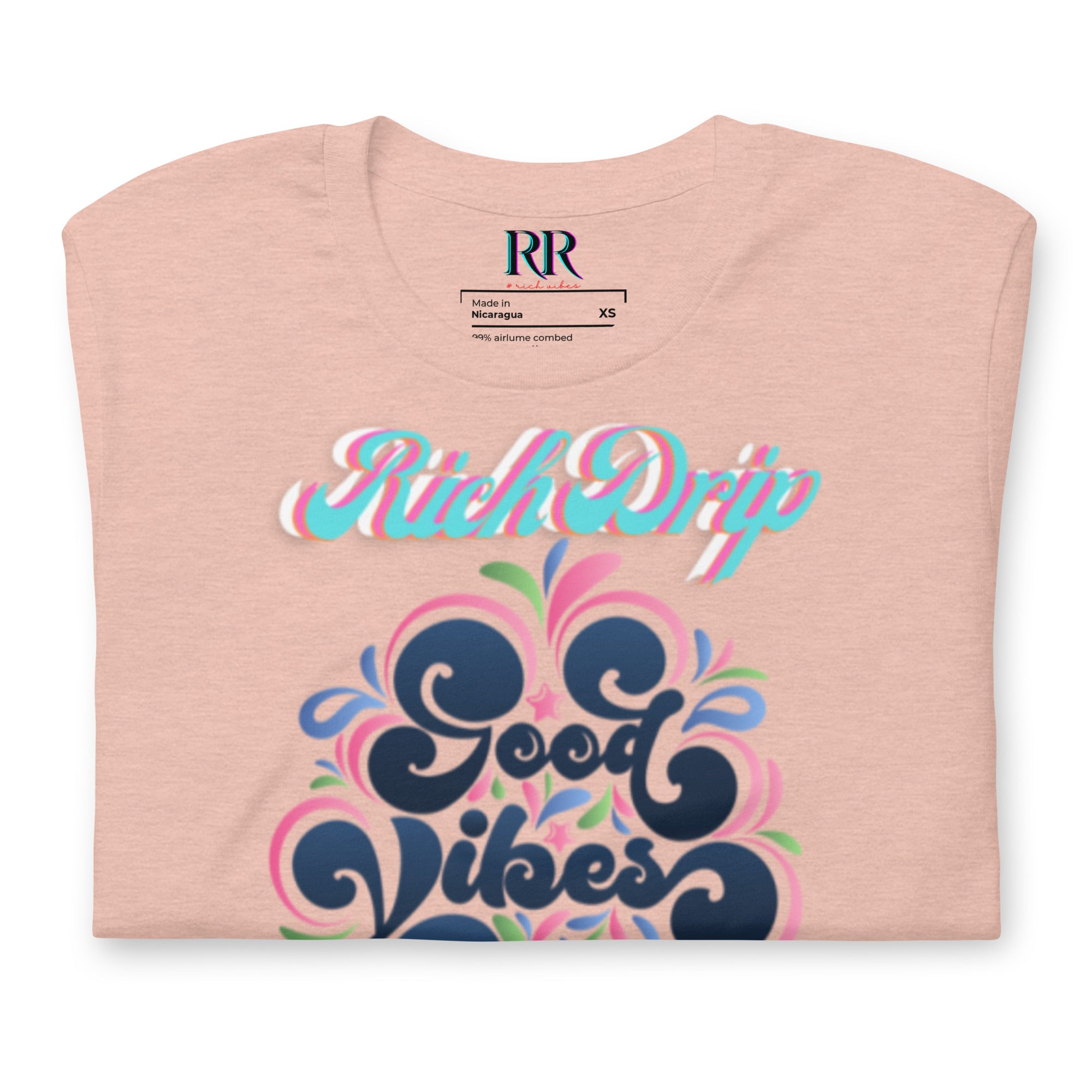 Rich Drip Good Vibes Only Blurple - Pastel Unisex t-shirt