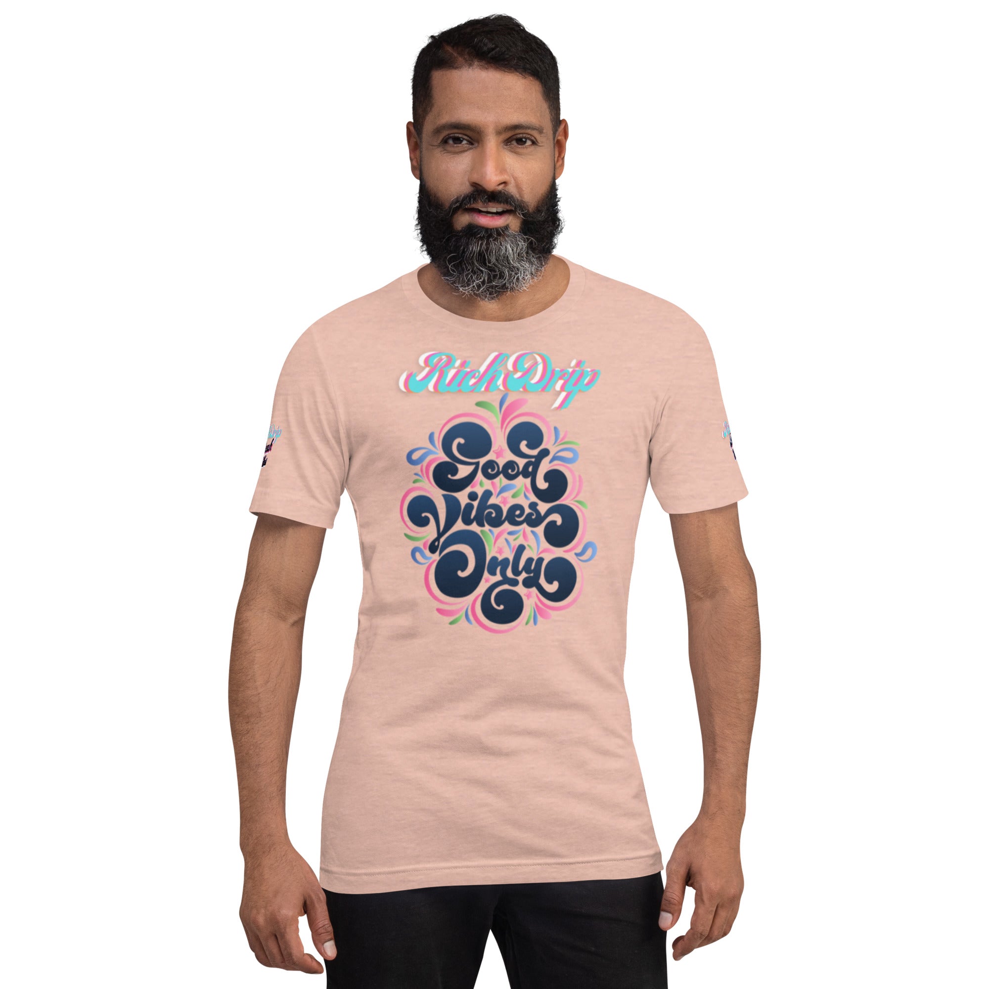 Rich Drip Good Vibes Only Blurple - Pastel Unisex t-shirt