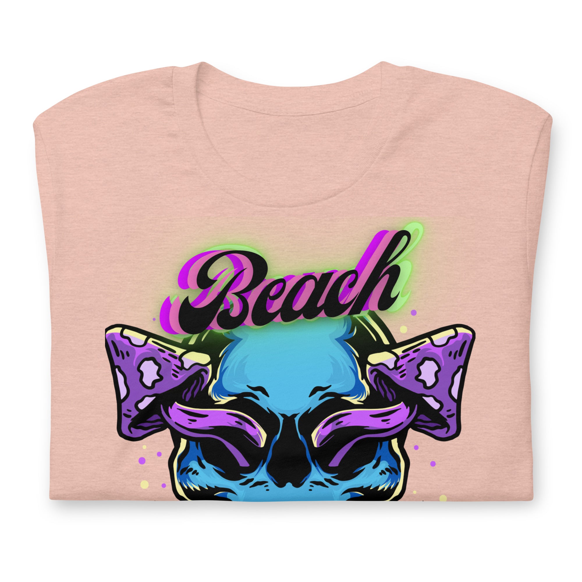 Brand Of The Brave Purple Shroom Skull Vibes - Unisex t-shirt