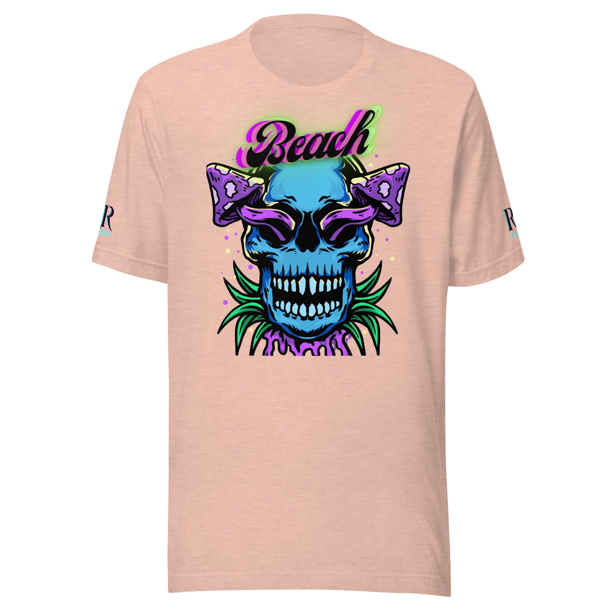 Brand Of The Brave Purple Shroom Skull Vibes - Unisex t-shirt