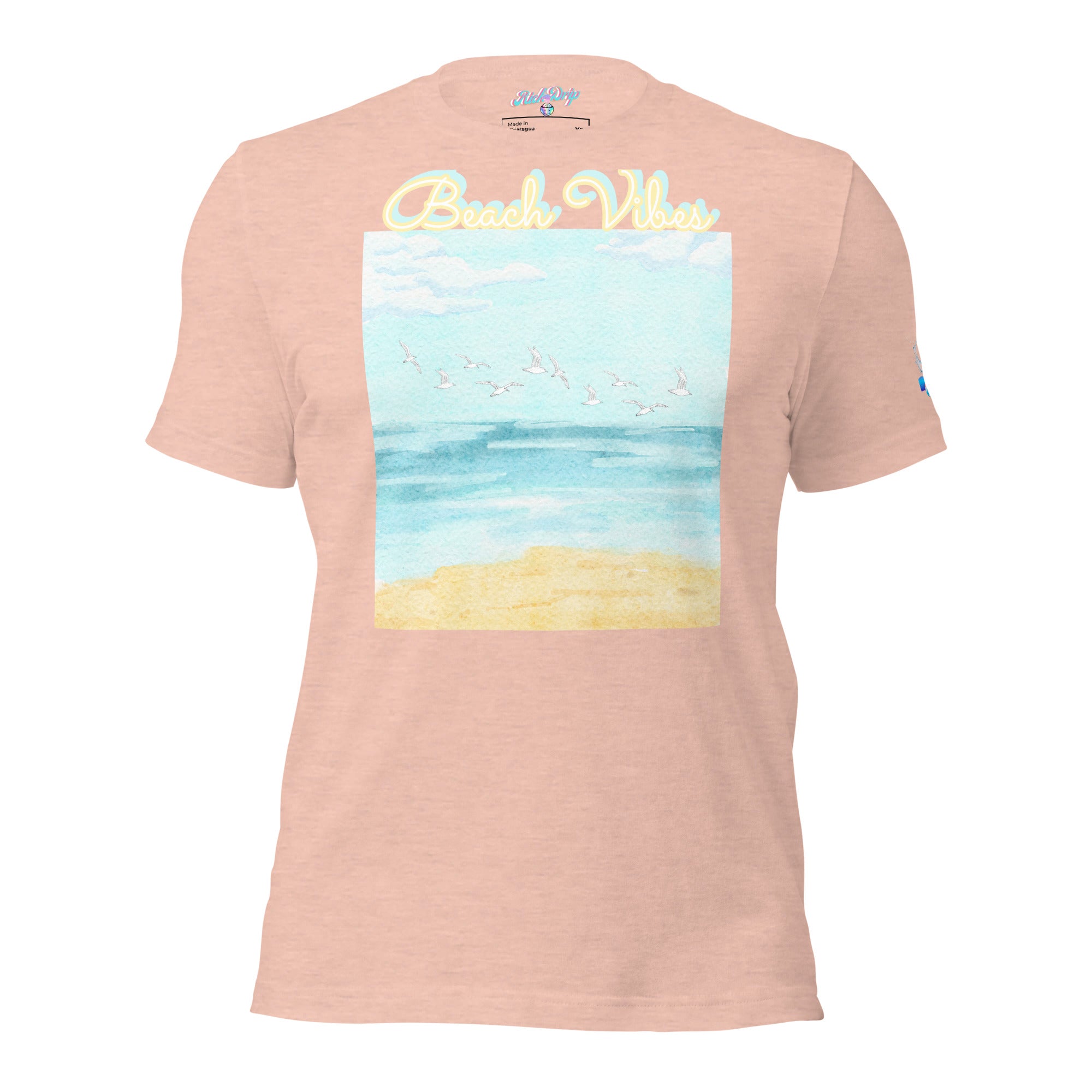 Rich Drip Blue Skies Beach Vibes RR - Unisex t-shirt Pastel