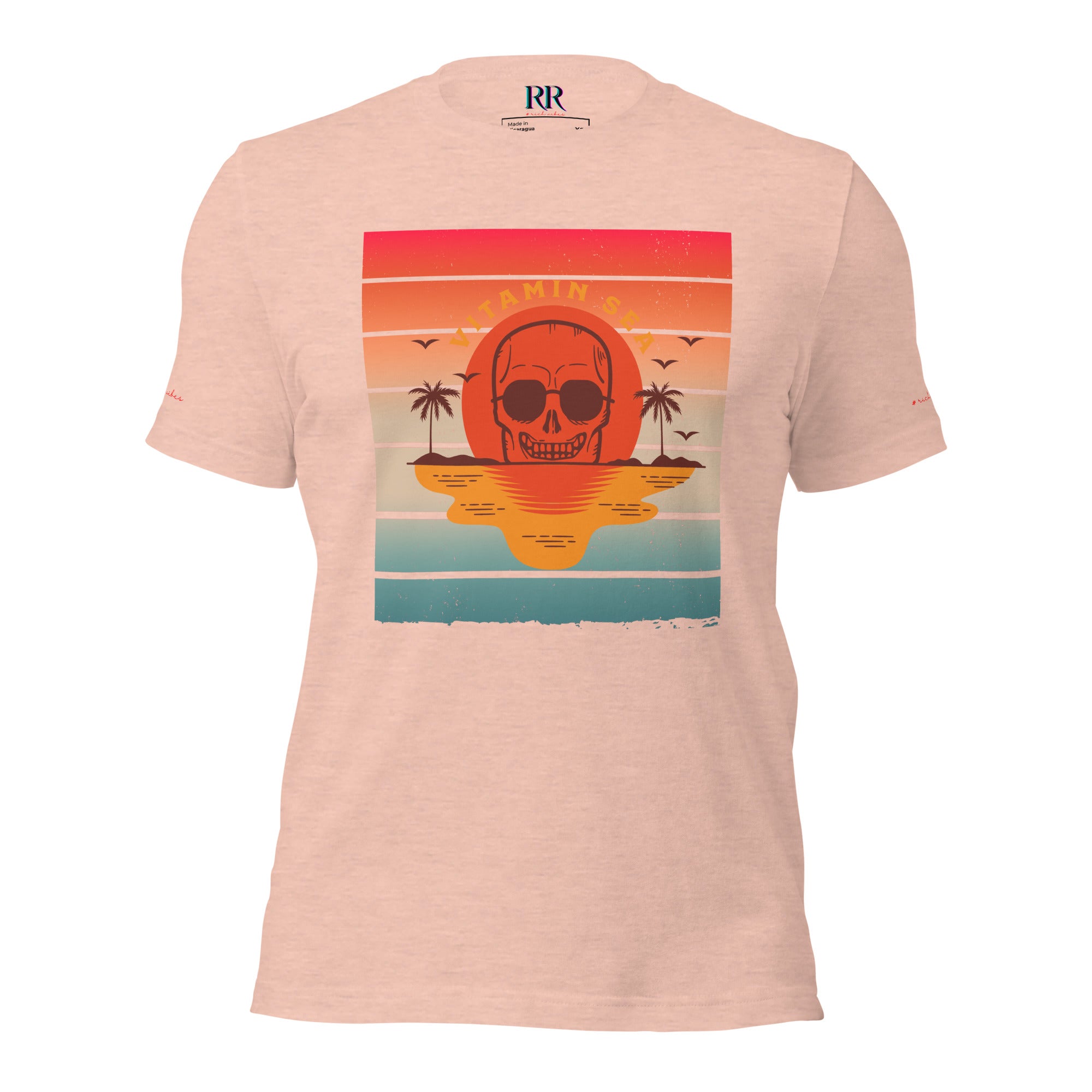 Rich Vibes Vitamin Sea - Unisex Staple T-Shirt | Bella + Canvas 3001 Pastel