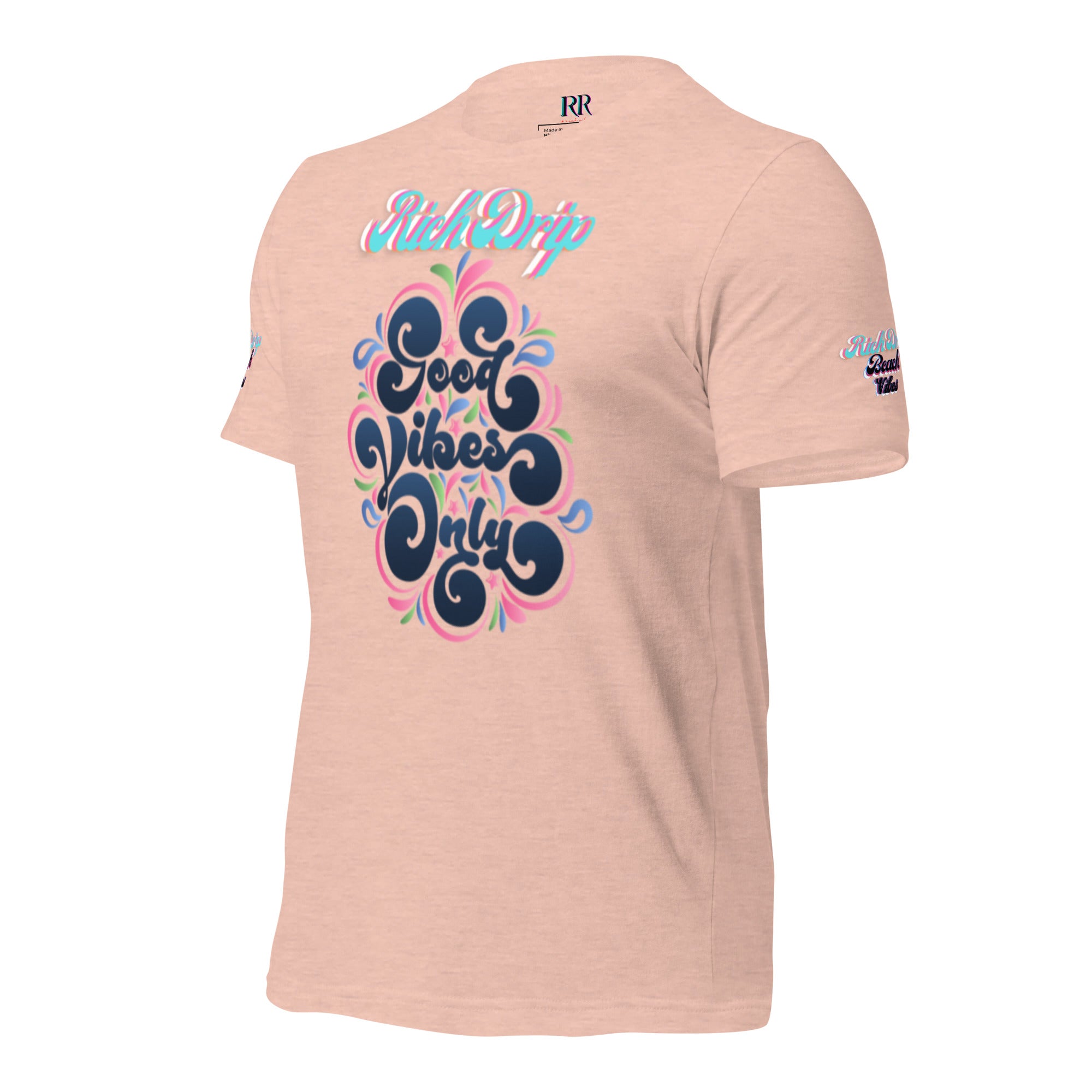 Rich Drip Good Vibes Only Blurple - Pastel Unisex t-shirt