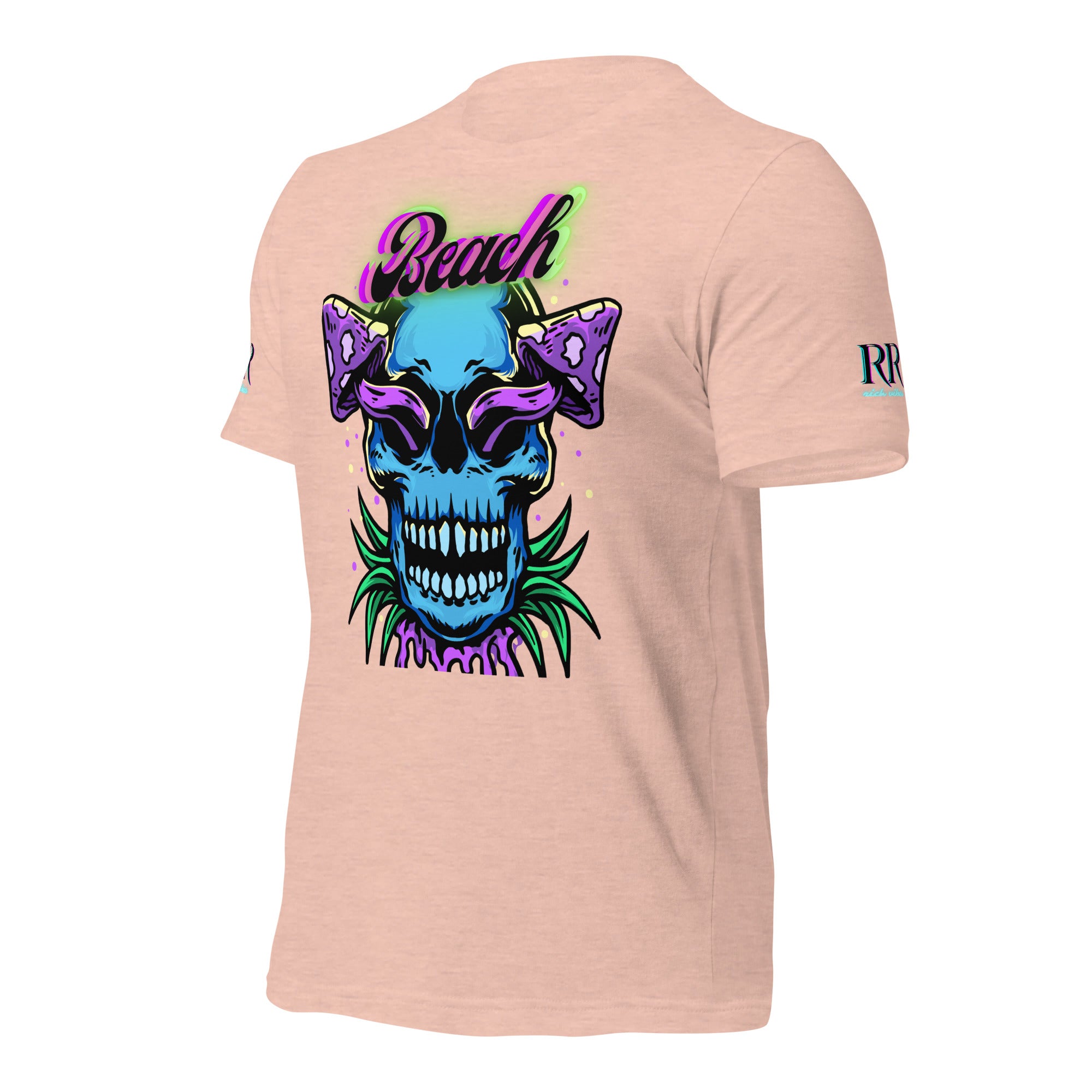 Brand Of The Brave Purple Shroom Skull Vibes - Unisex t-shirt