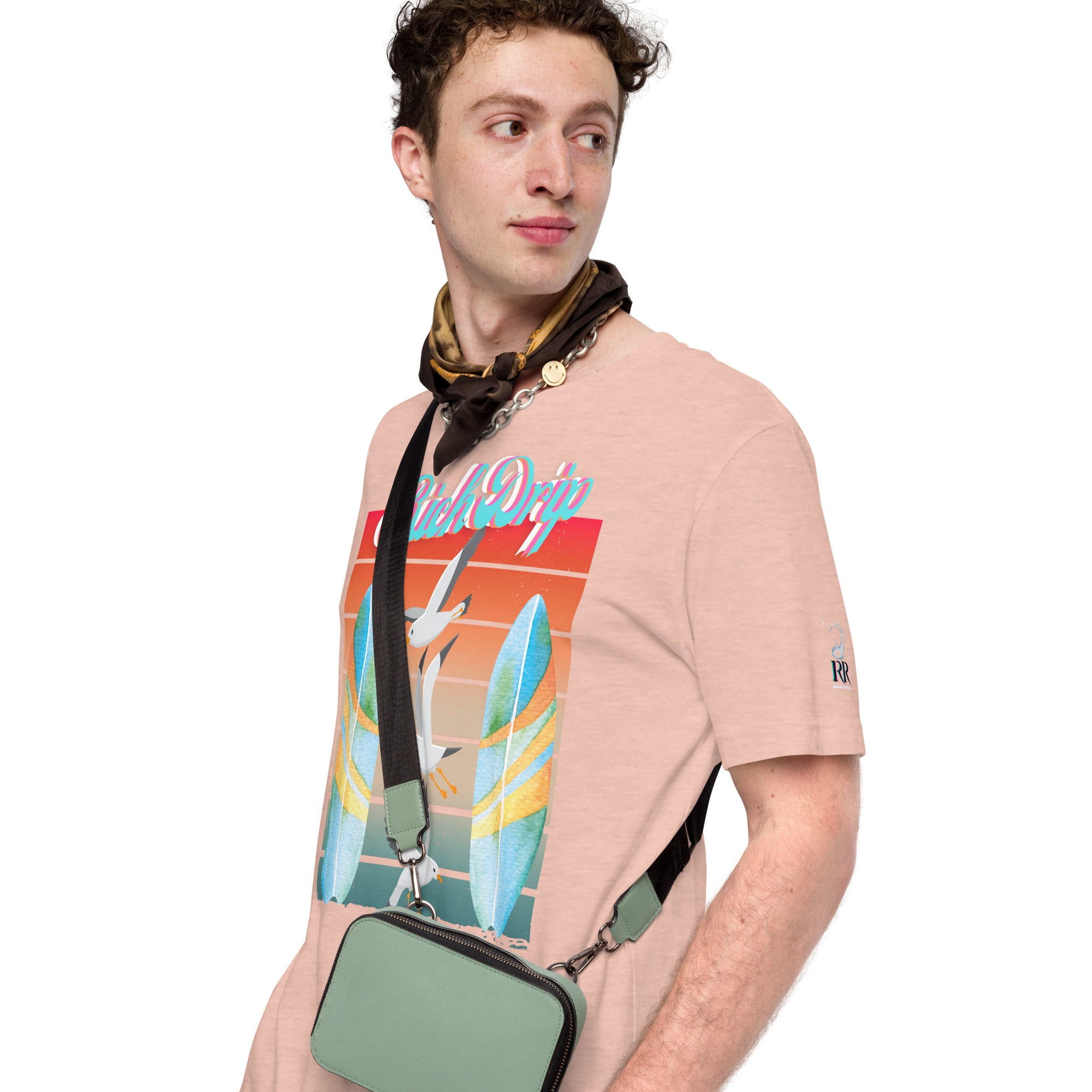 Rich Drip Surf Board Walk - Unisex t-shirt Pastel