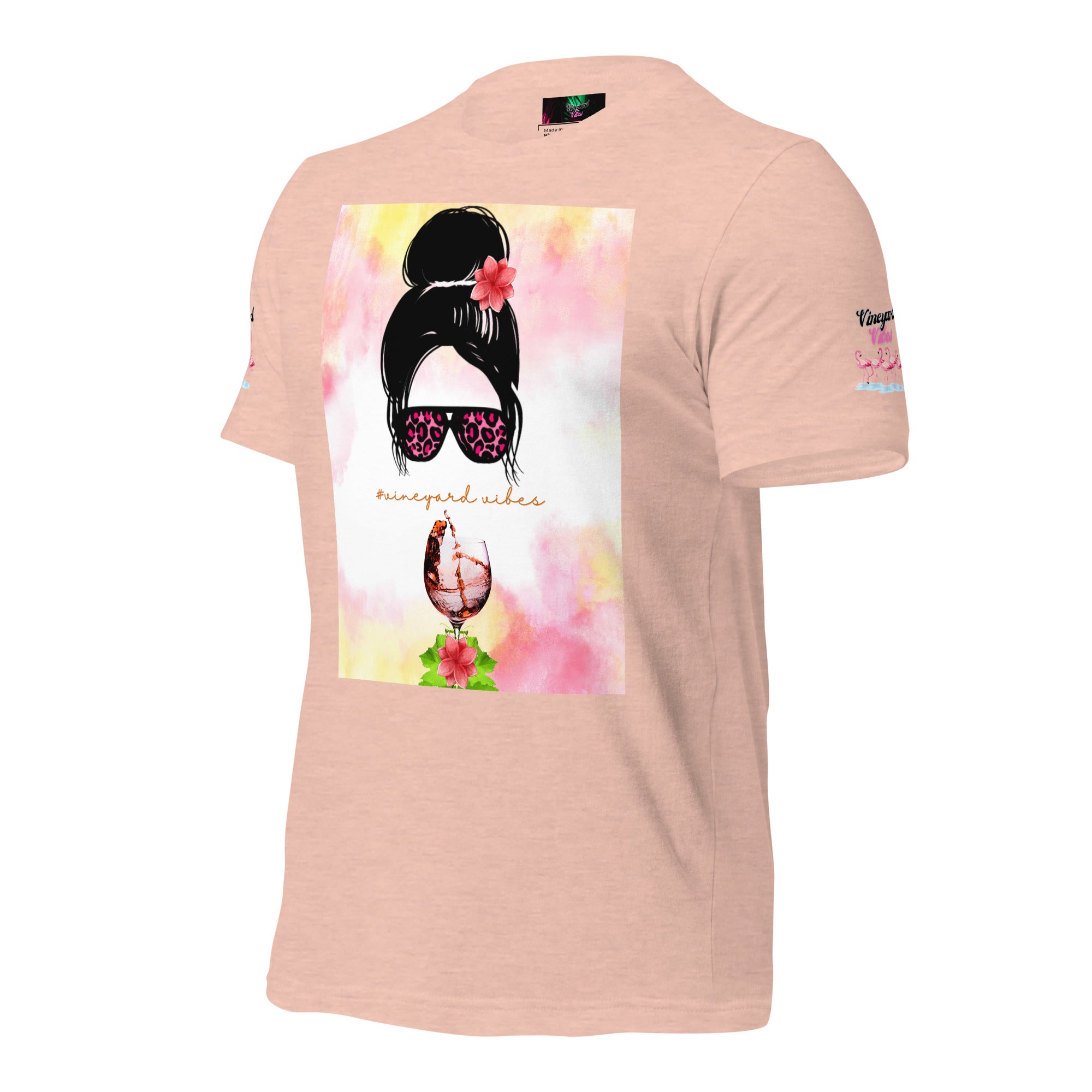 Vineyard Vibes Water Colors Pastel - Unisex t-shirt