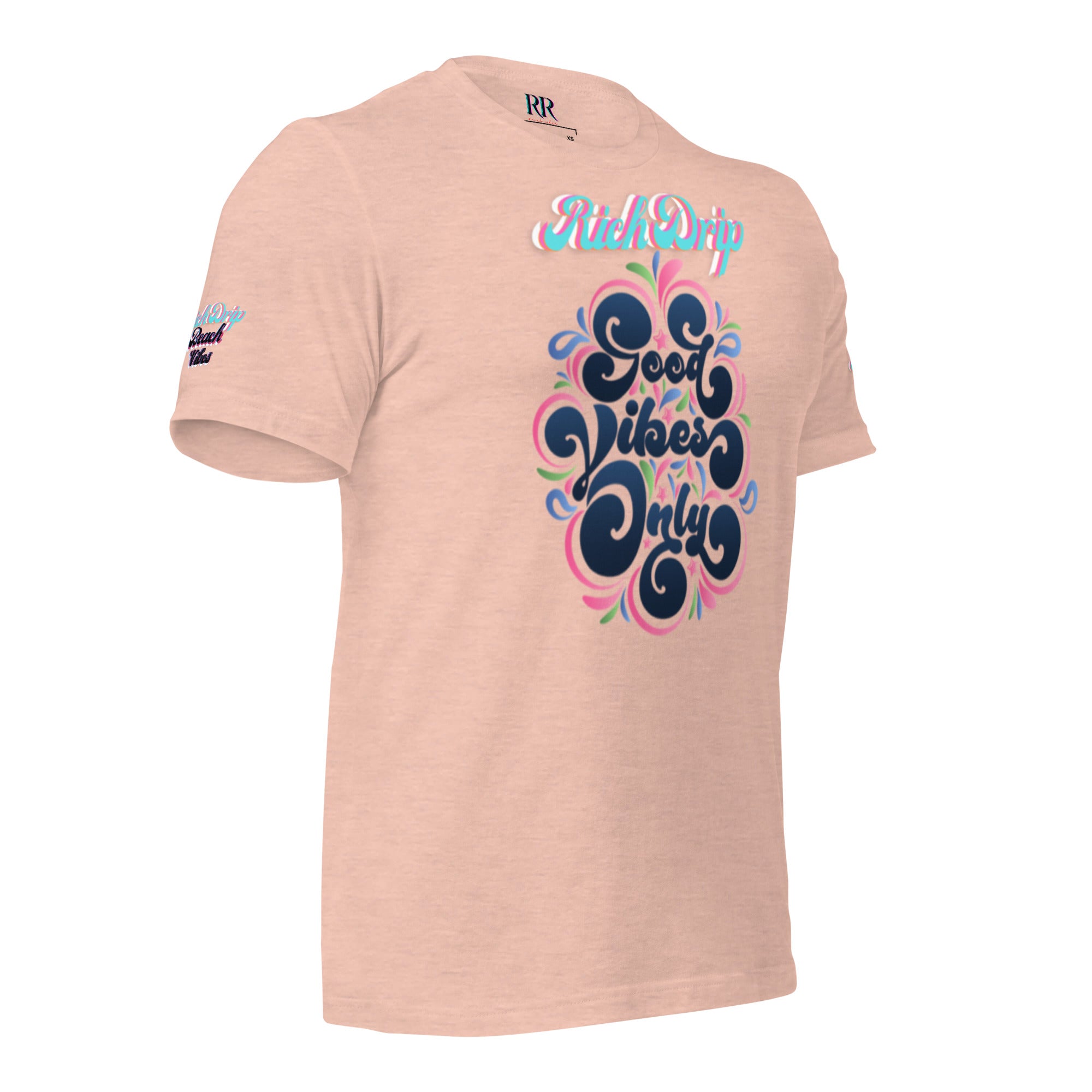 Rich Drip Good Vibes Only Blurple - Pastel Unisex t-shirt